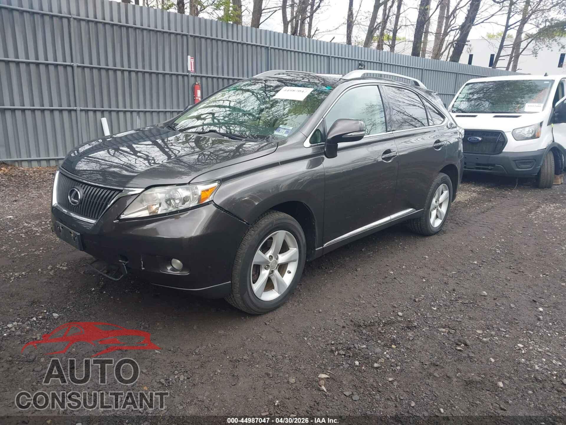 LEXUS RX 350 2010 - 2T2BK1BA6AC035689
