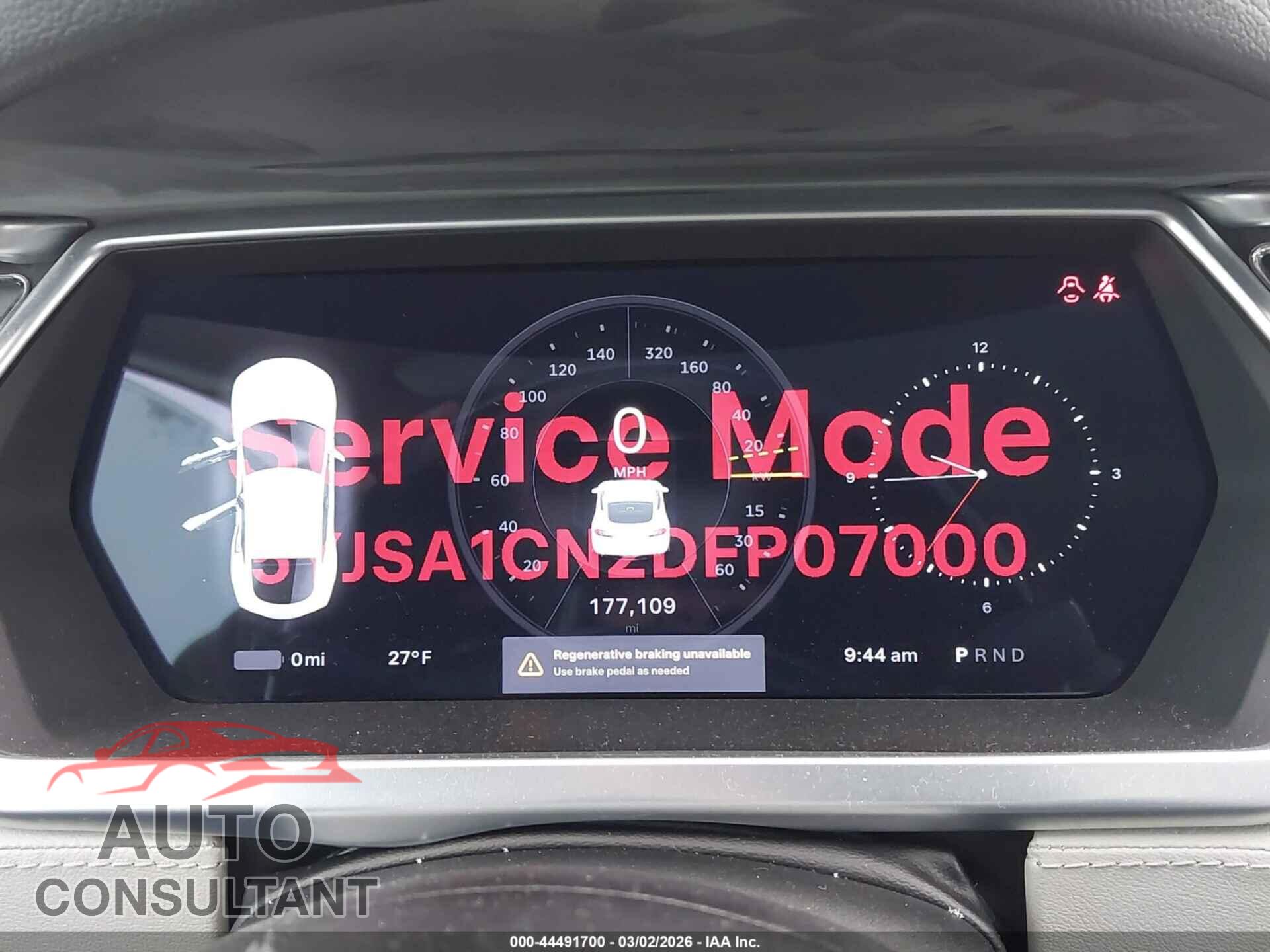 TESLA MODEL S 2013 - 5YJSA1CN2DFP07000