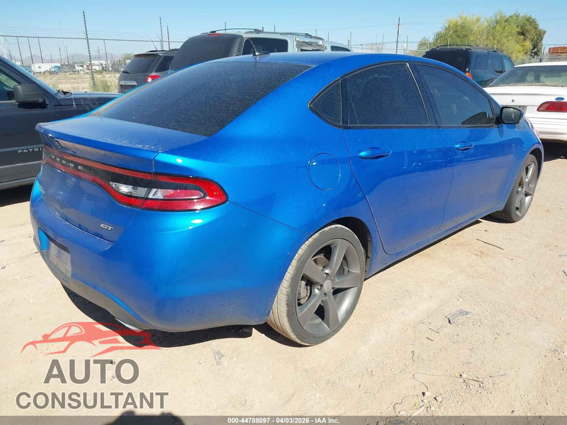 DODGE DART 2016 - 1C3CDFEB7GD680548