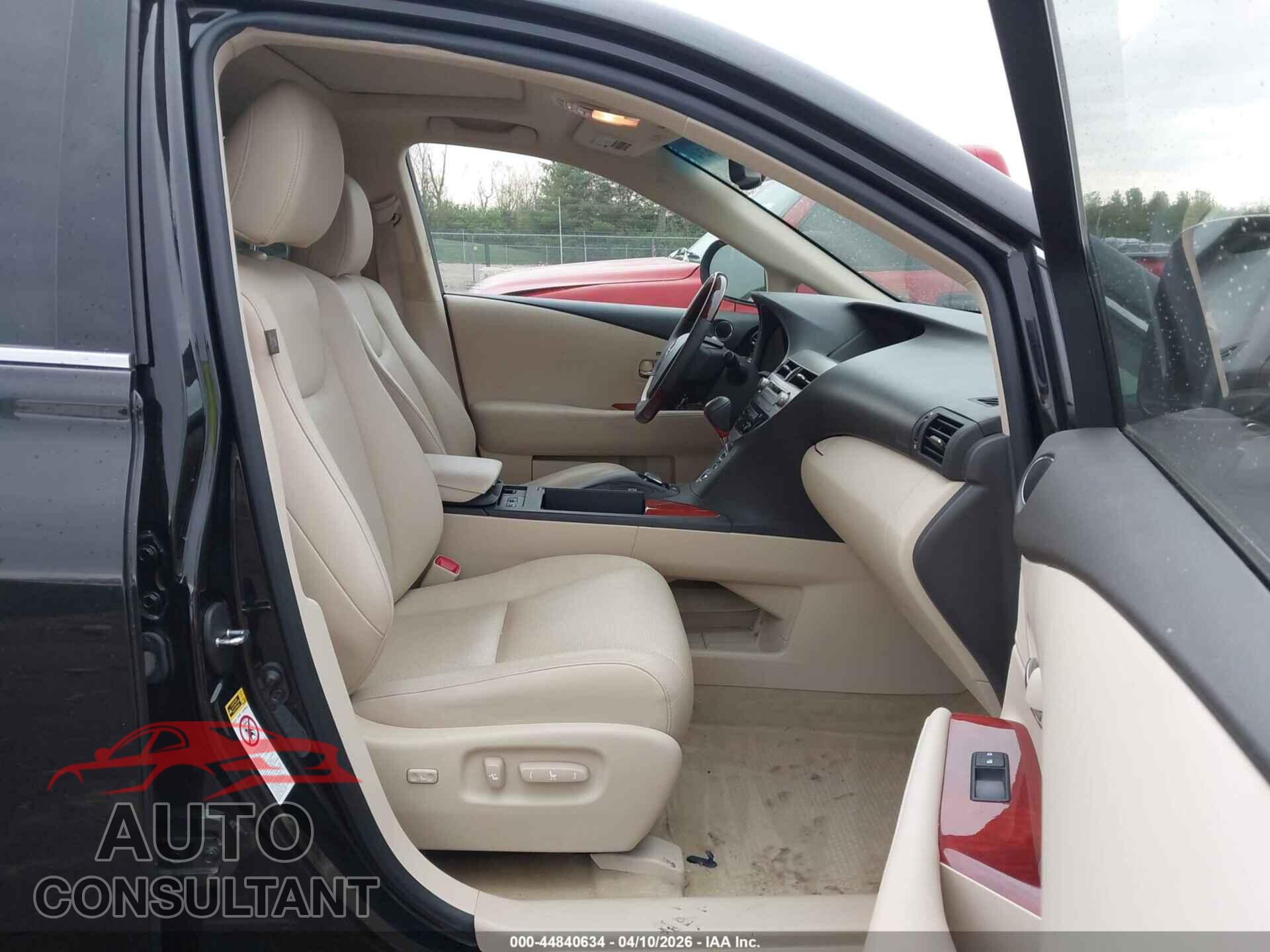 LEXUS RX 450H 2012 - JTJBC1BA1C2425504