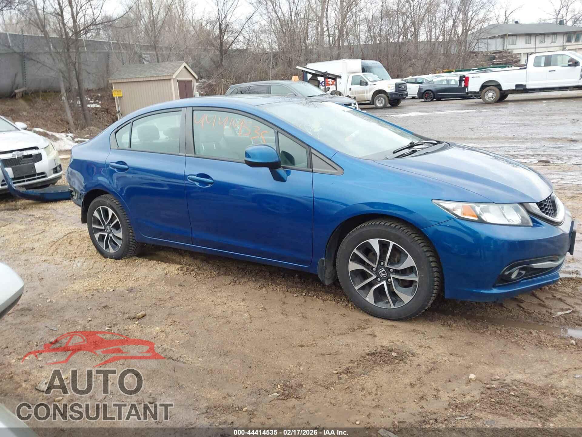 HONDA CIVIC 2013 - 19XFB2F90DF080364