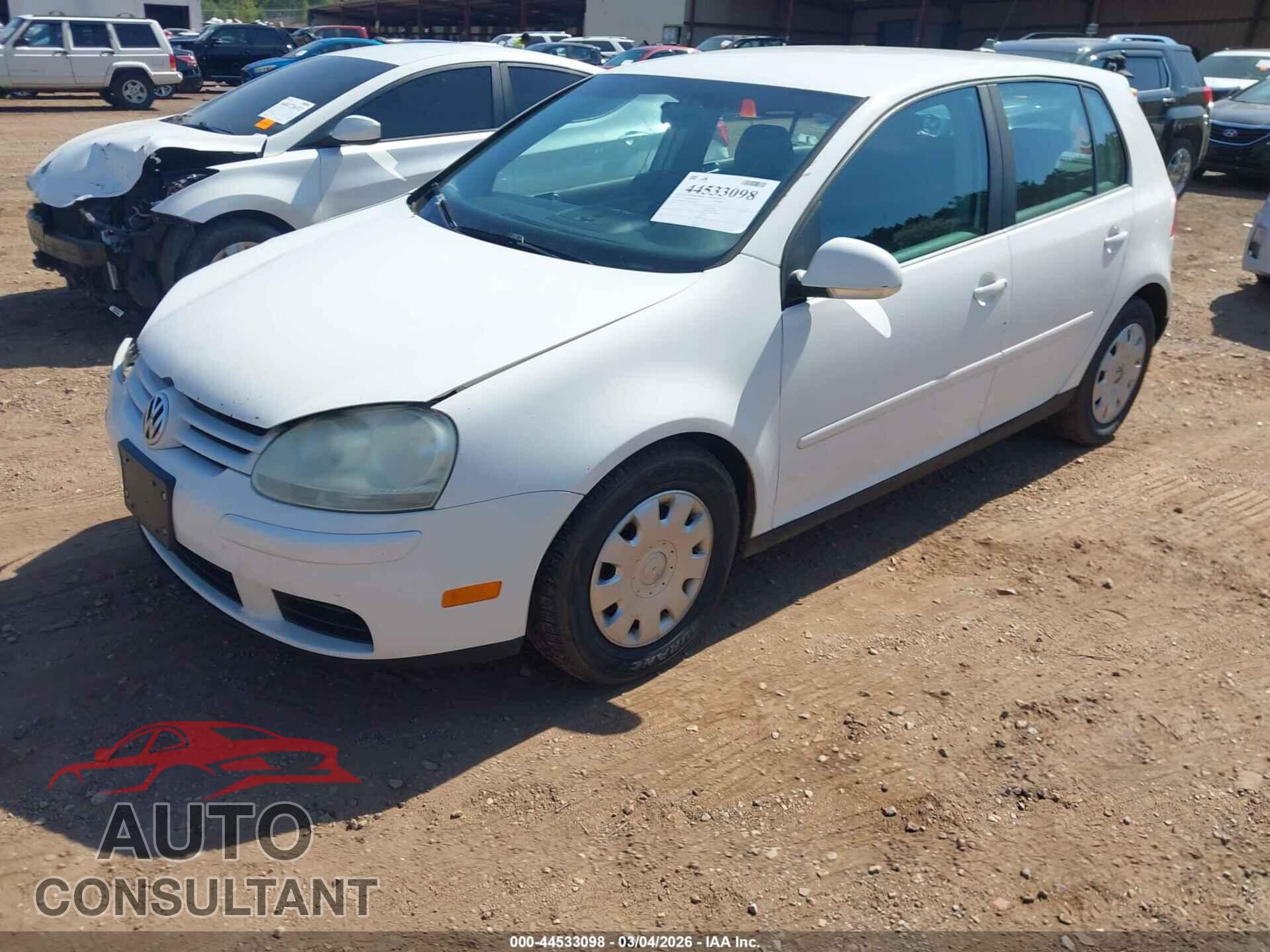 VOLKSWAGEN RABBIT 2009 - WWWDA71K99W100633