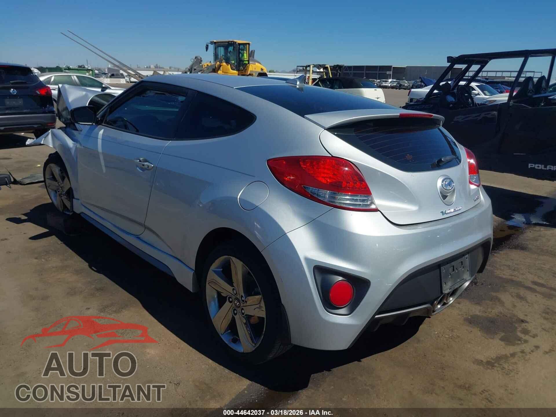 HYUNDAI VELOSTER 2013 - KMHTC6AEXDU175187