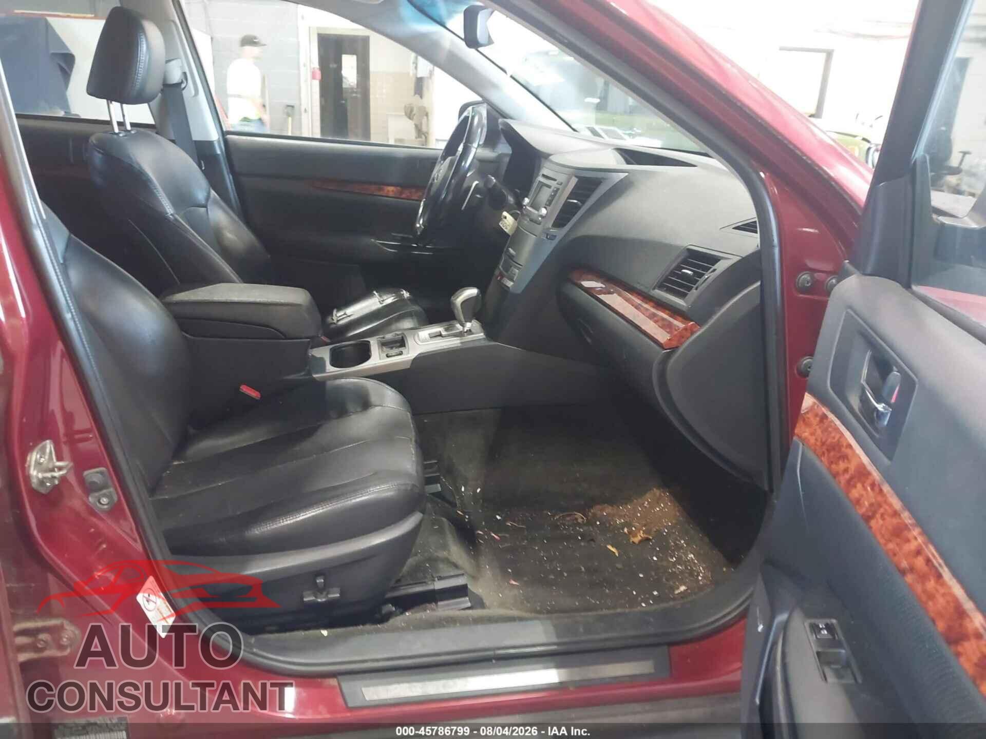 SUBARU OUTBACK 2012 - 4S4BRBKC1C3260911