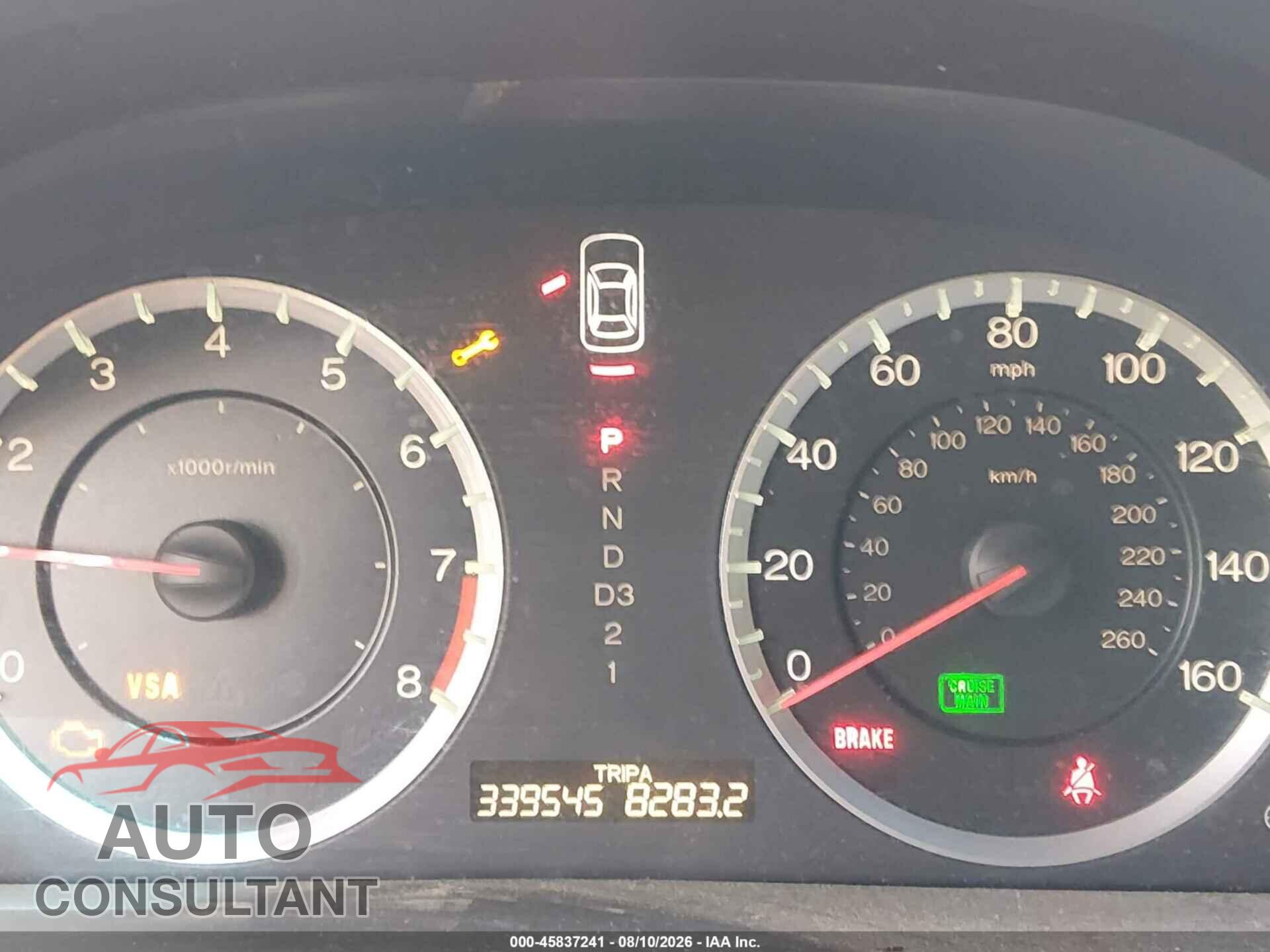 HONDA ACCORD 2010 - 1HGCP2F84AA060670
