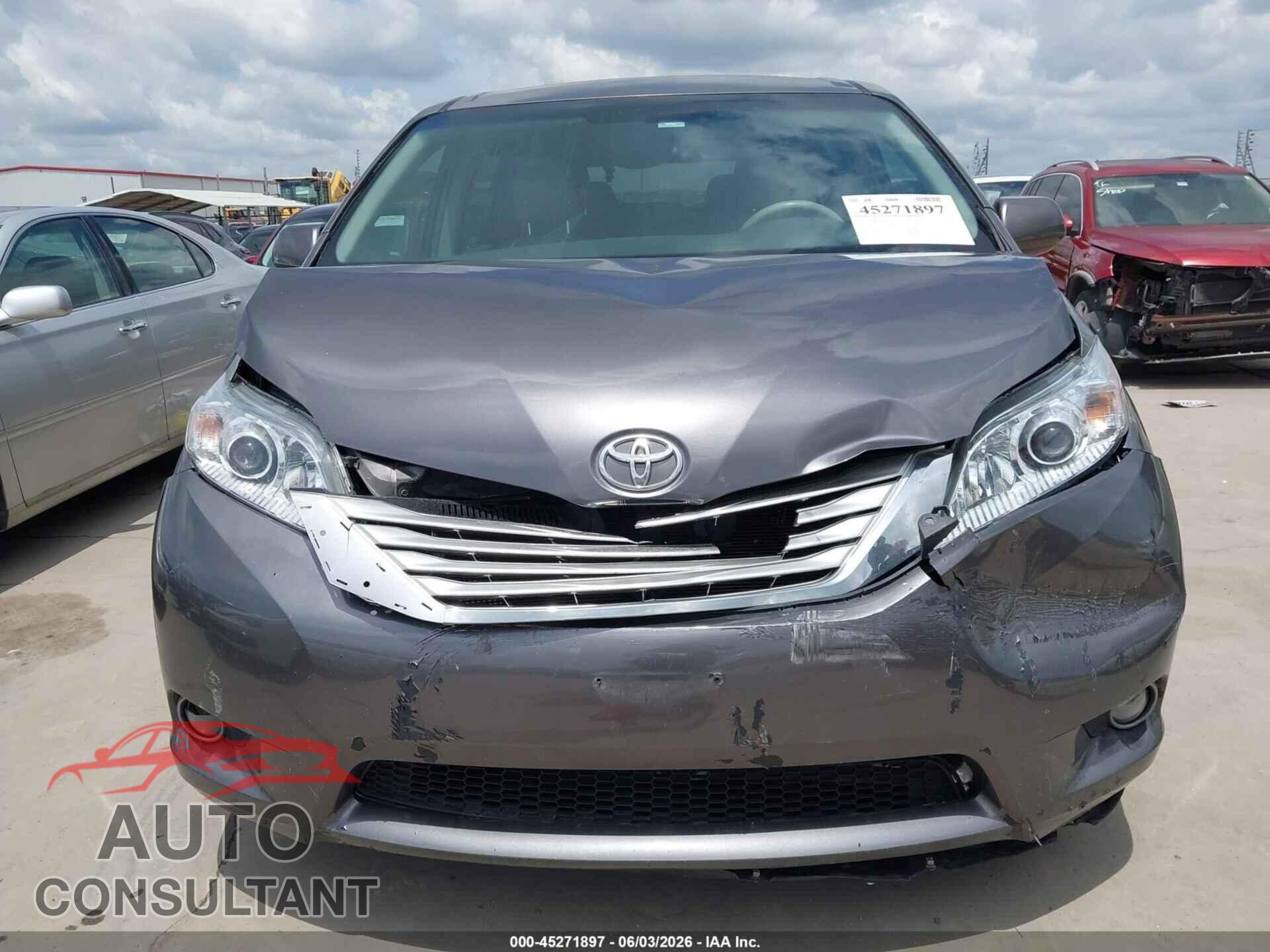 TOYOTA SIENNA 2012 - 5TDKK3DC3CS210540