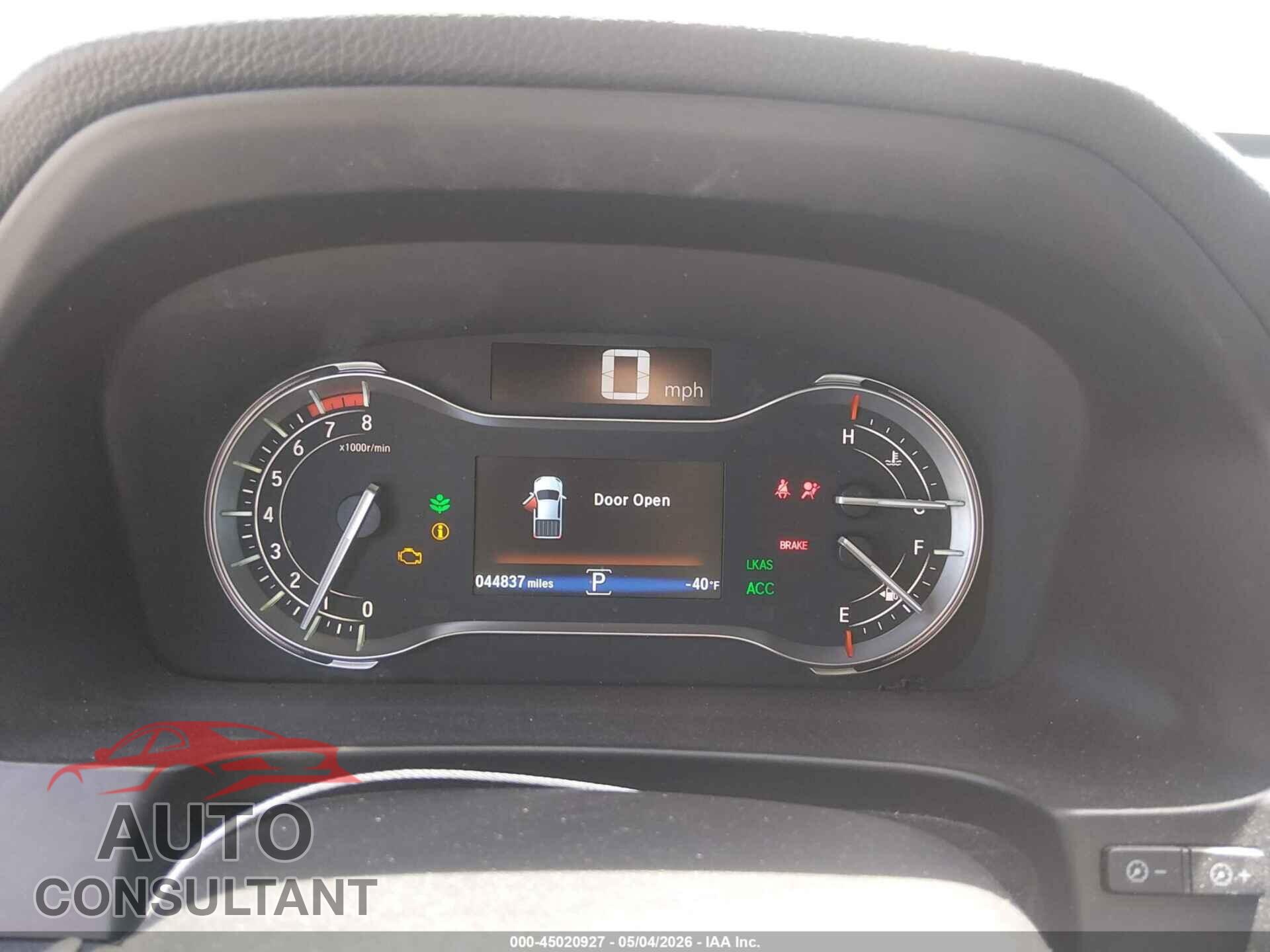 HONDA RIDGELINE 2020 - 5FPYK3F78LB009934