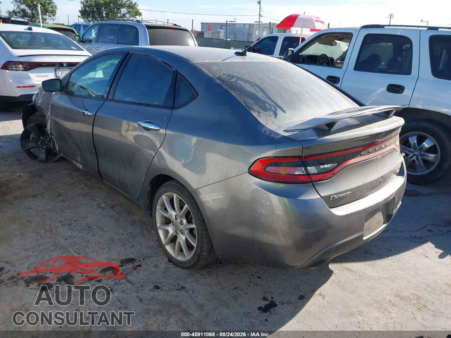 DODGE DART 2013 - 1C3CDFCH7DD198472