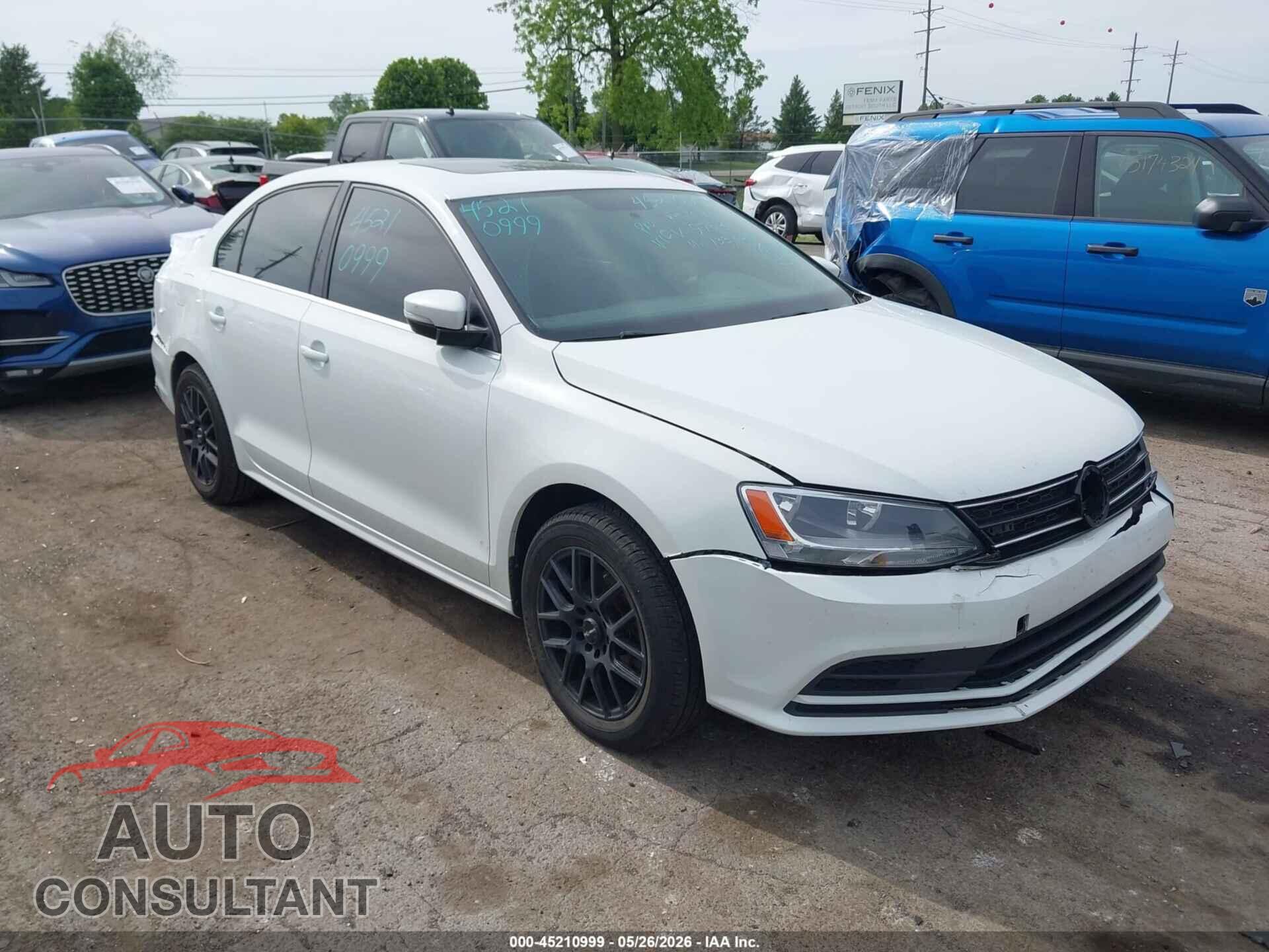 VOLKSWAGEN JETTA 2017 - 3VWDB7AJ7HM399703