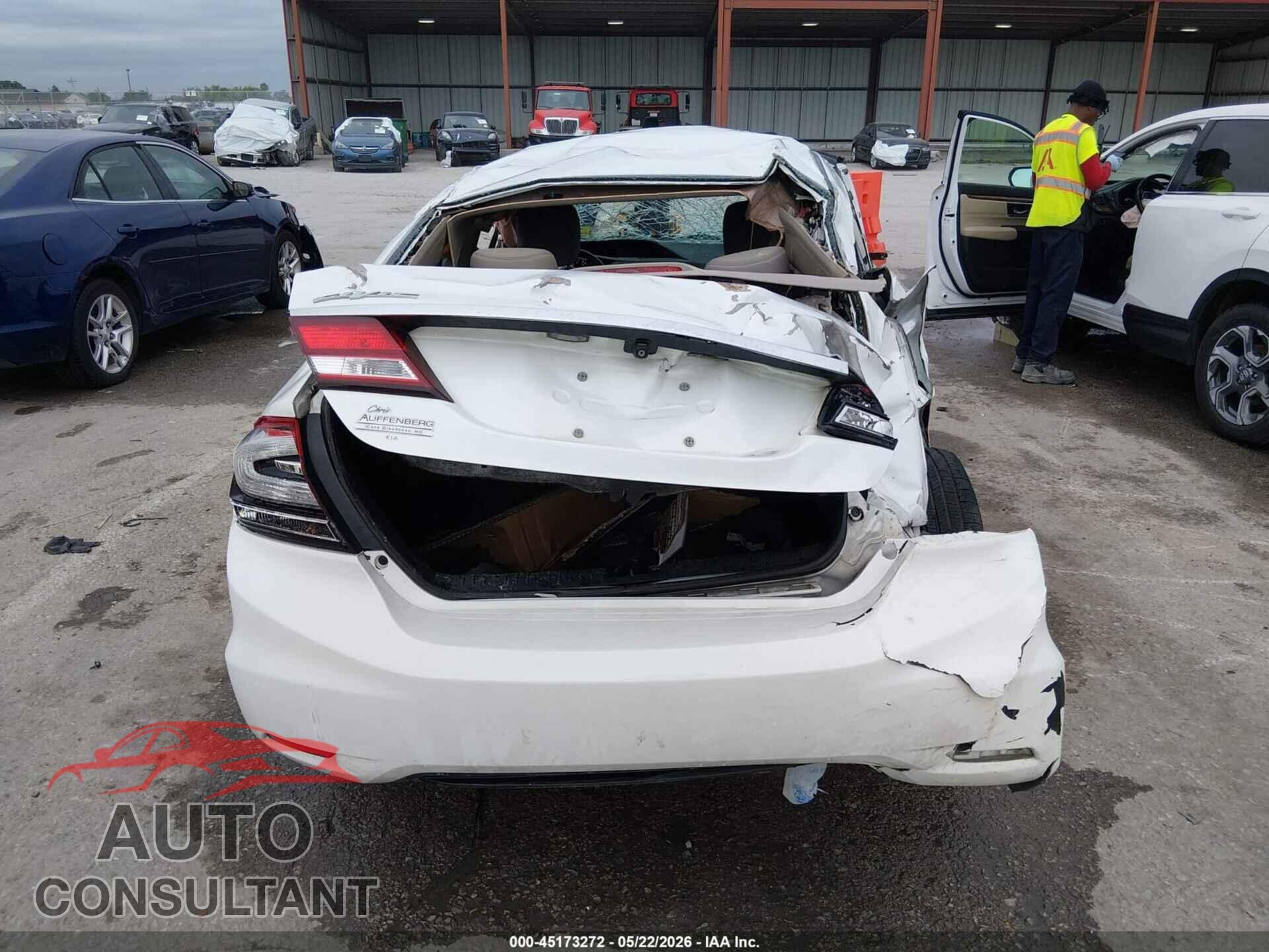 HONDA CIVIC 2013 - 19XFB2F94DE010856