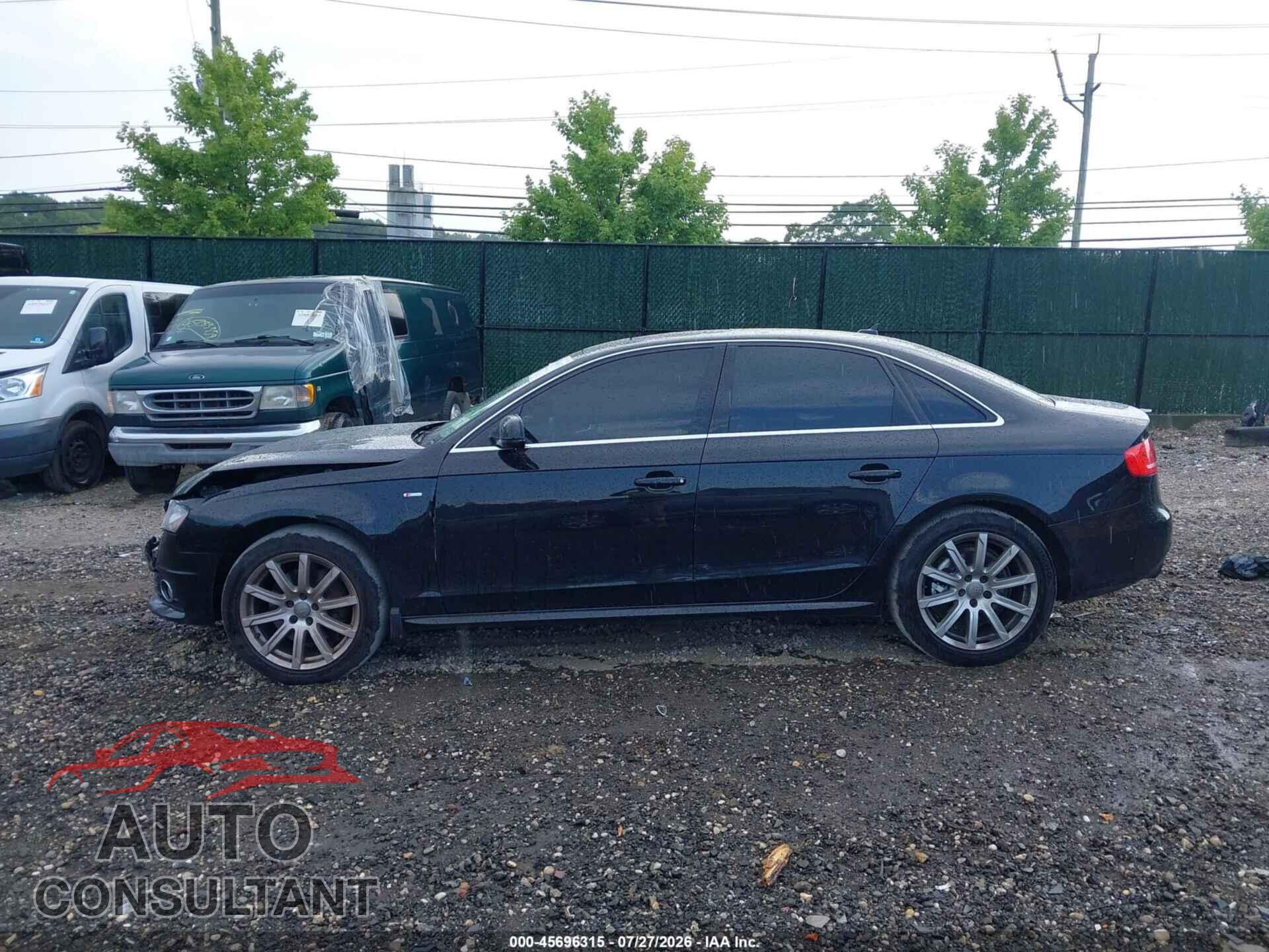 AUDI A4 2012 - WAUFFAFL2CA120197