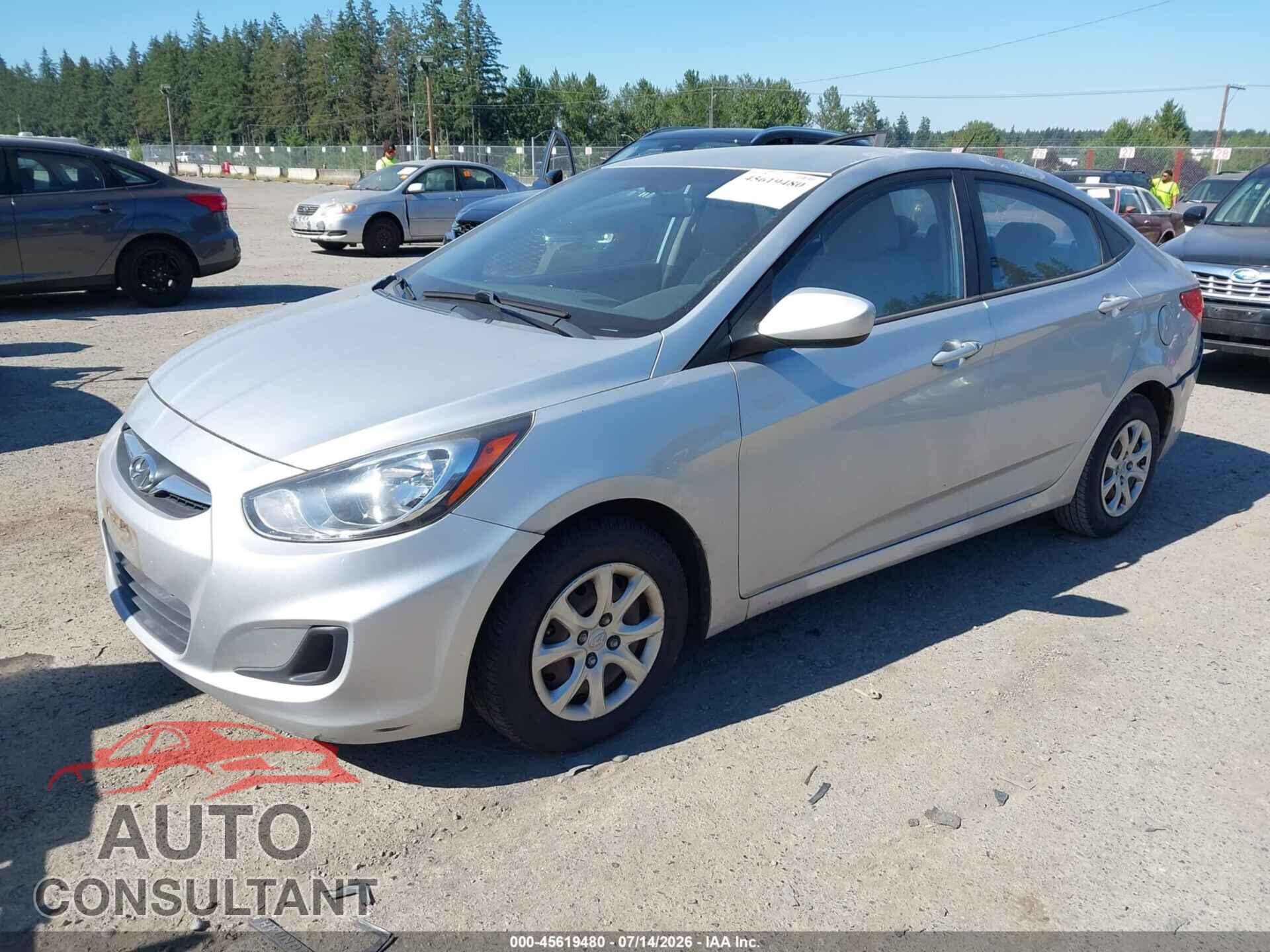 HYUNDAI ACCENT 2013 - KMHCT4AE9DU366930