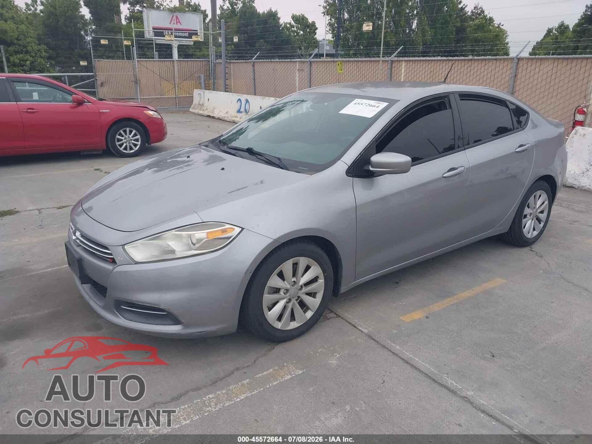 DODGE DART 2015 - 1C3CDFDH2FD181418