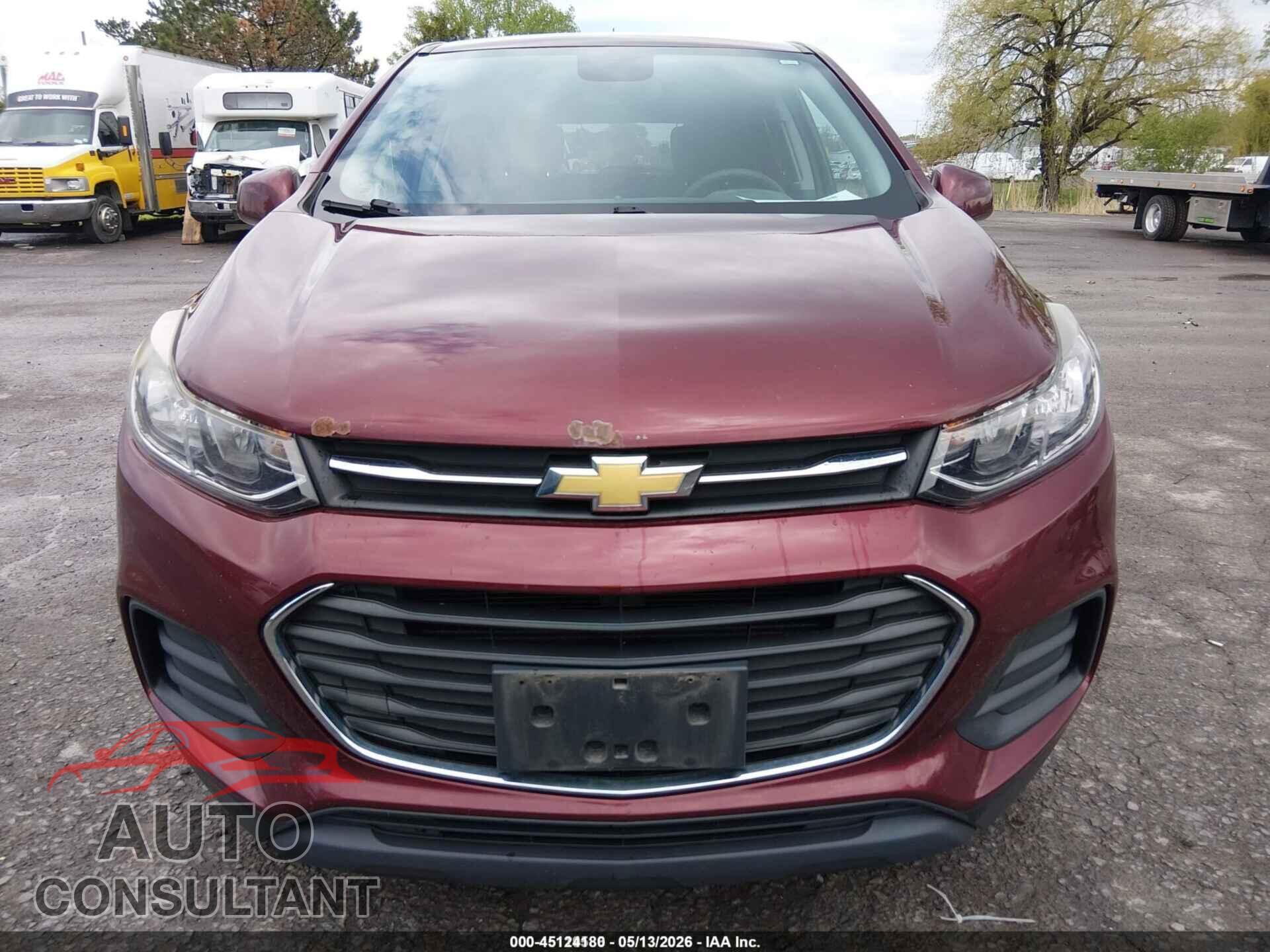 CHEVROLET TRAX 2017 - 3GNCJNSB3HL254765
