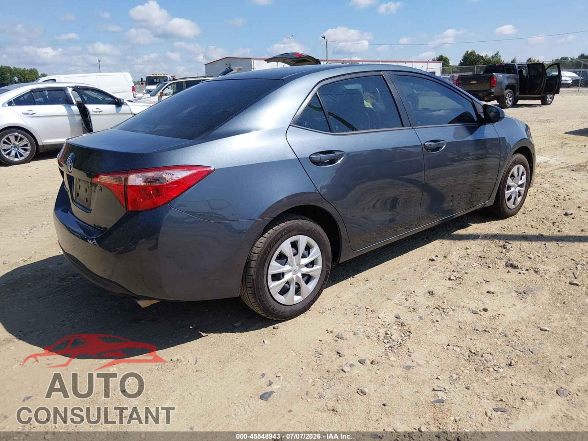TOYOTA COROLLA 2019 - 2T1BURHE2KC192905