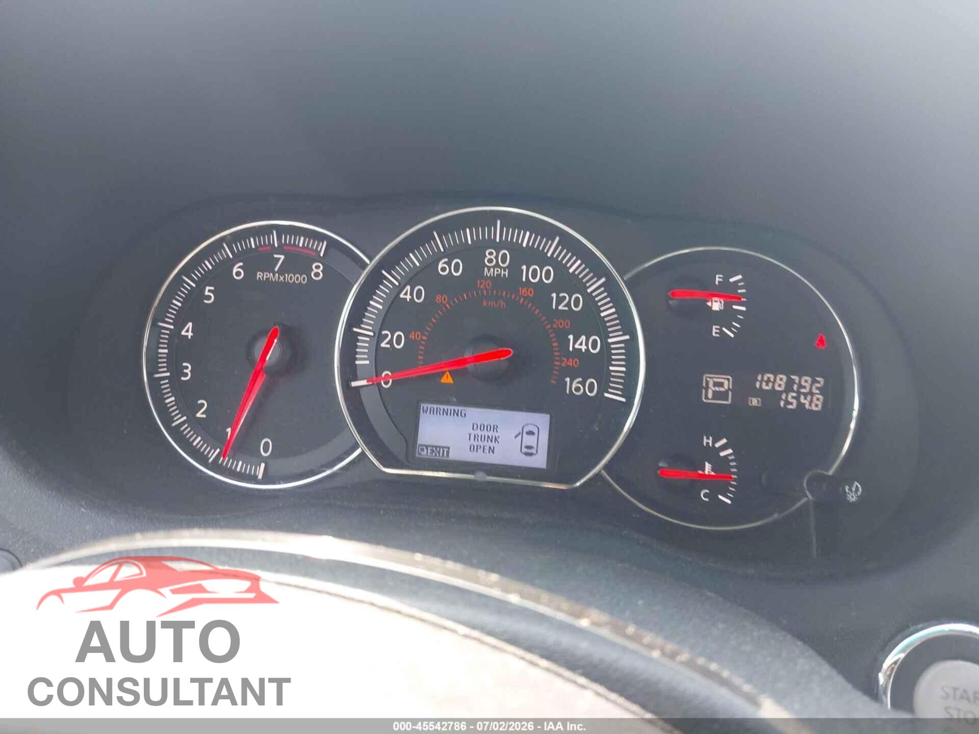 NISSAN MAXIMA 2012 - 1N4AA5AP6CC857975
