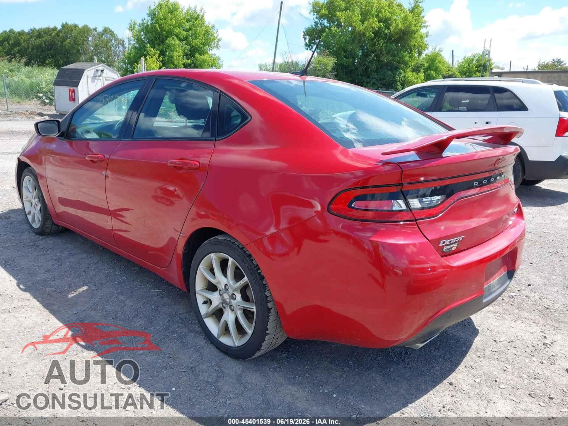 DODGE DART 2013 - 1C3CDFBA8DD347654