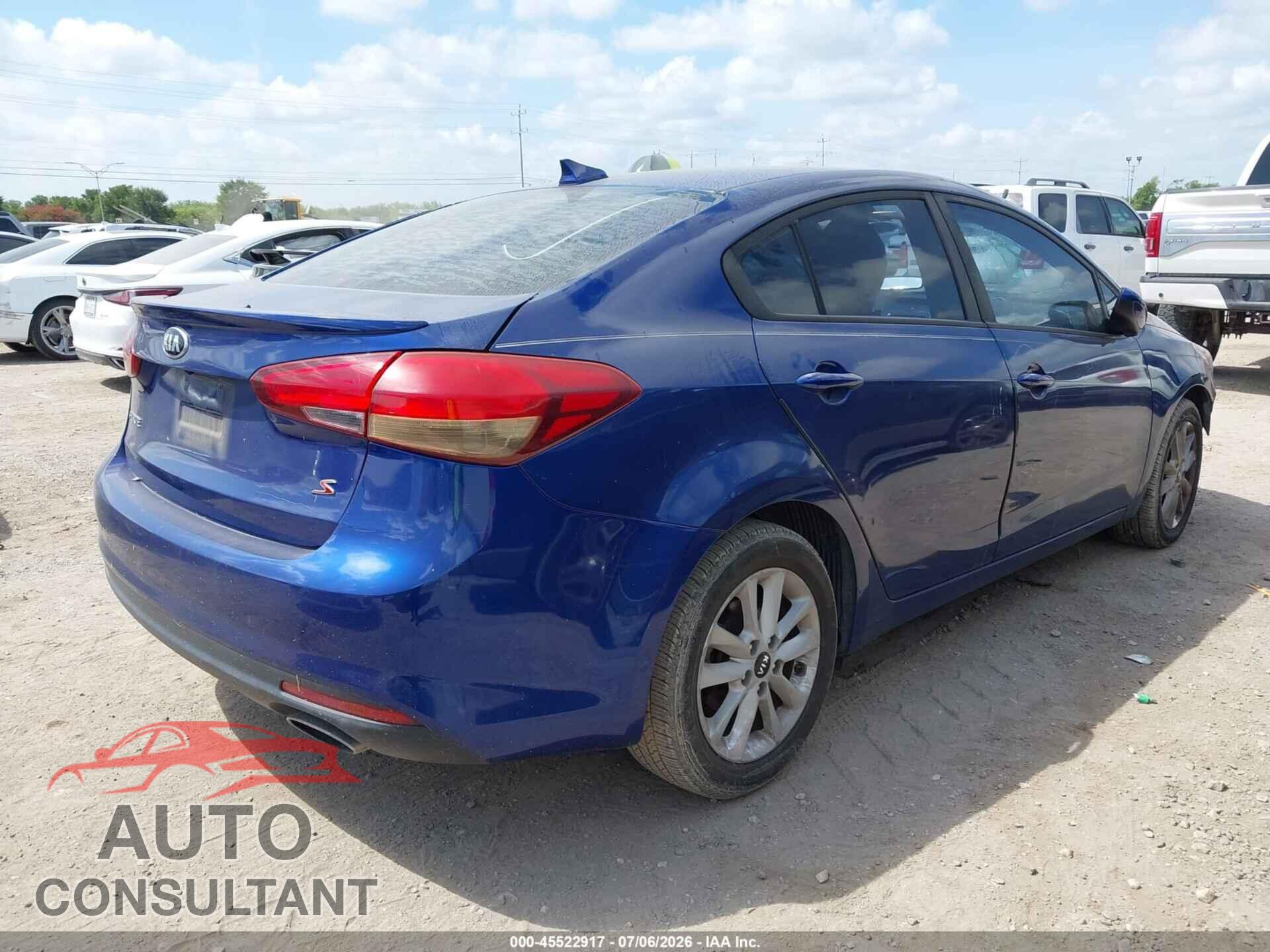 KIA FORTE 2017 - 3KPFL4A73HE140132