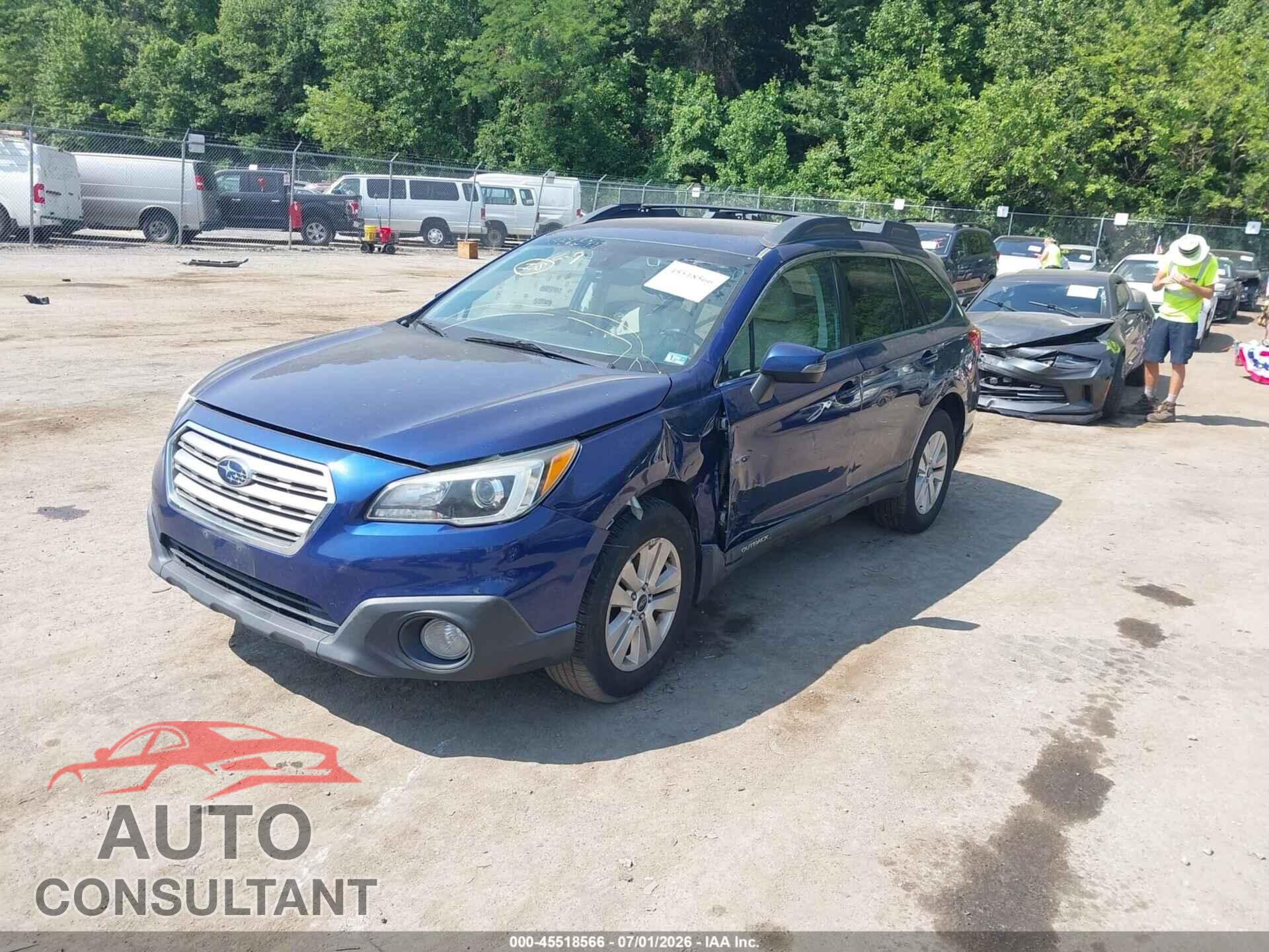 SUBARU OUTBACK 2017 - 4S4BSAFC9H3228420