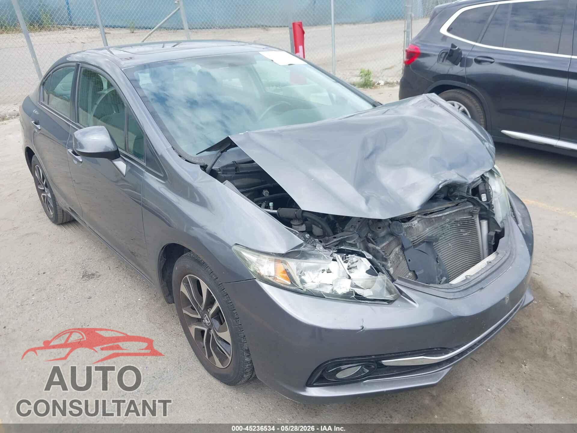 HONDA CIVIC 2013 - 19XFB2F94DE213567