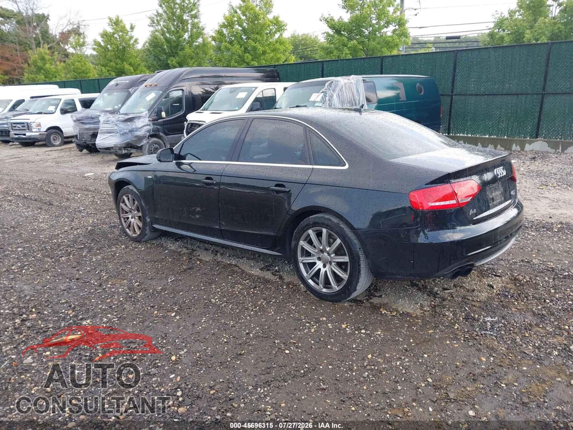 AUDI A4 2012 - WAUFFAFL2CA120197