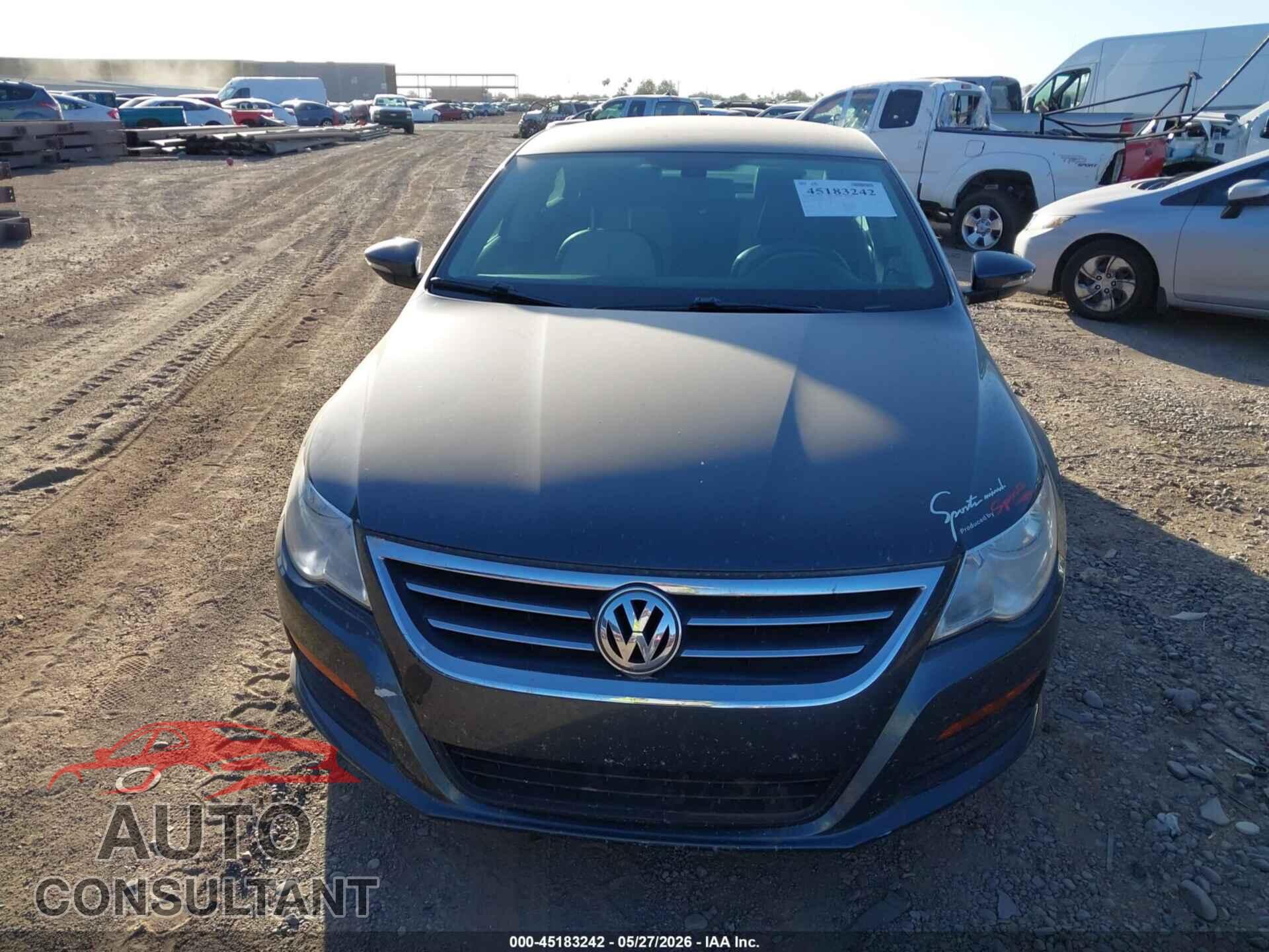 VOLKSWAGEN CC 2012 - WVWMN7AN9CE538046