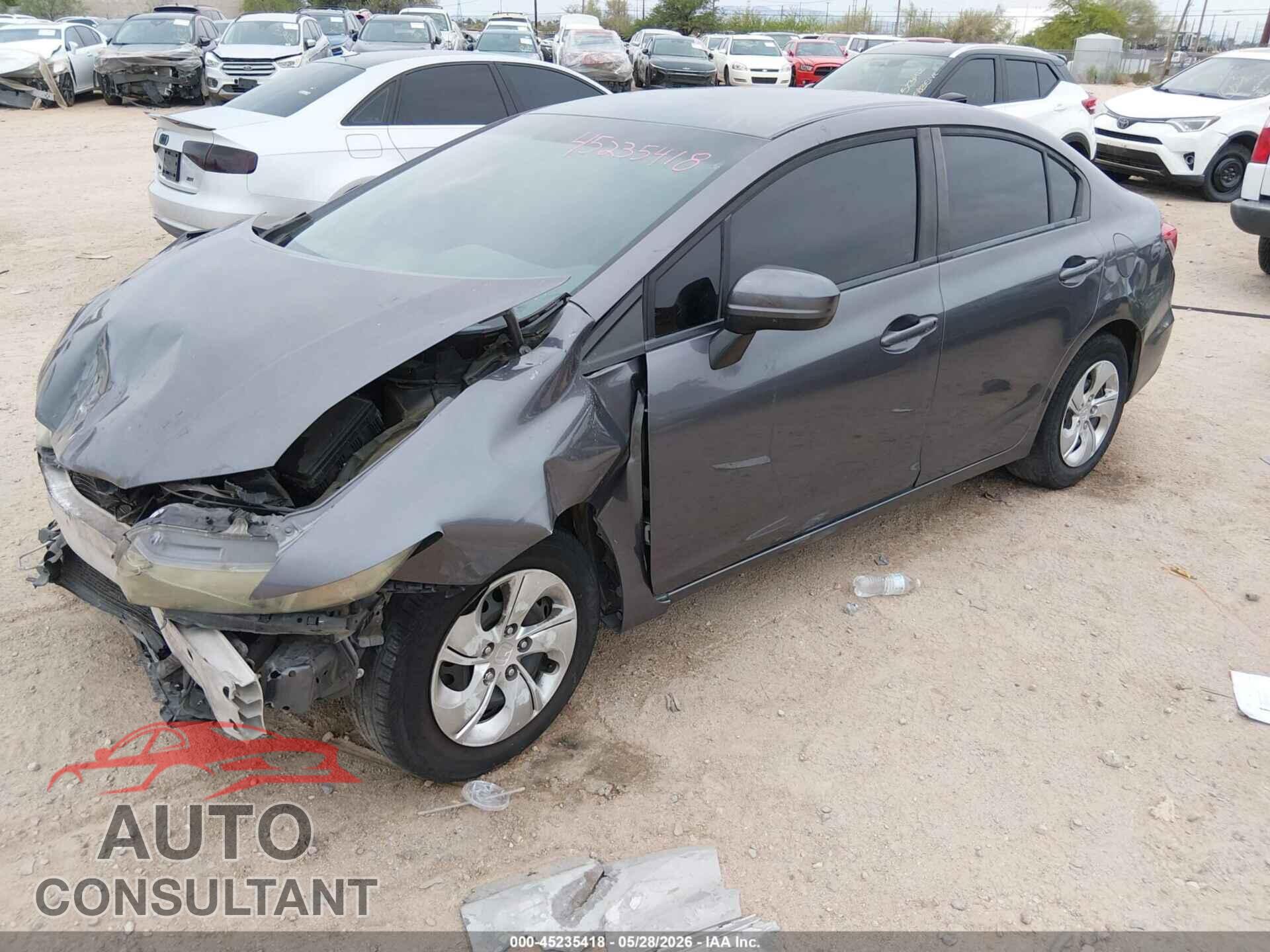 HONDA CIVIC 2015 - 19XFB2F51FE209203