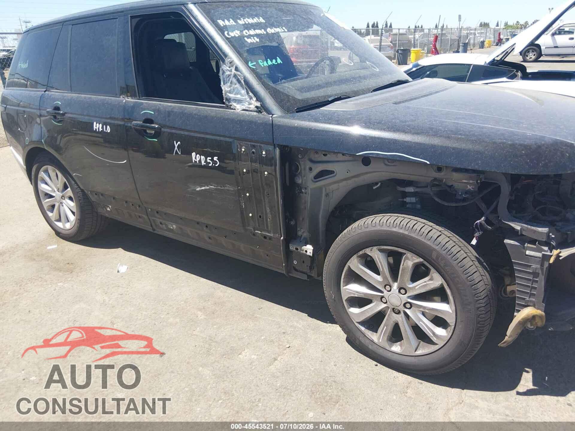 LAND ROVER RANGE ROVER 2016 - SALGS2KF7GA294855