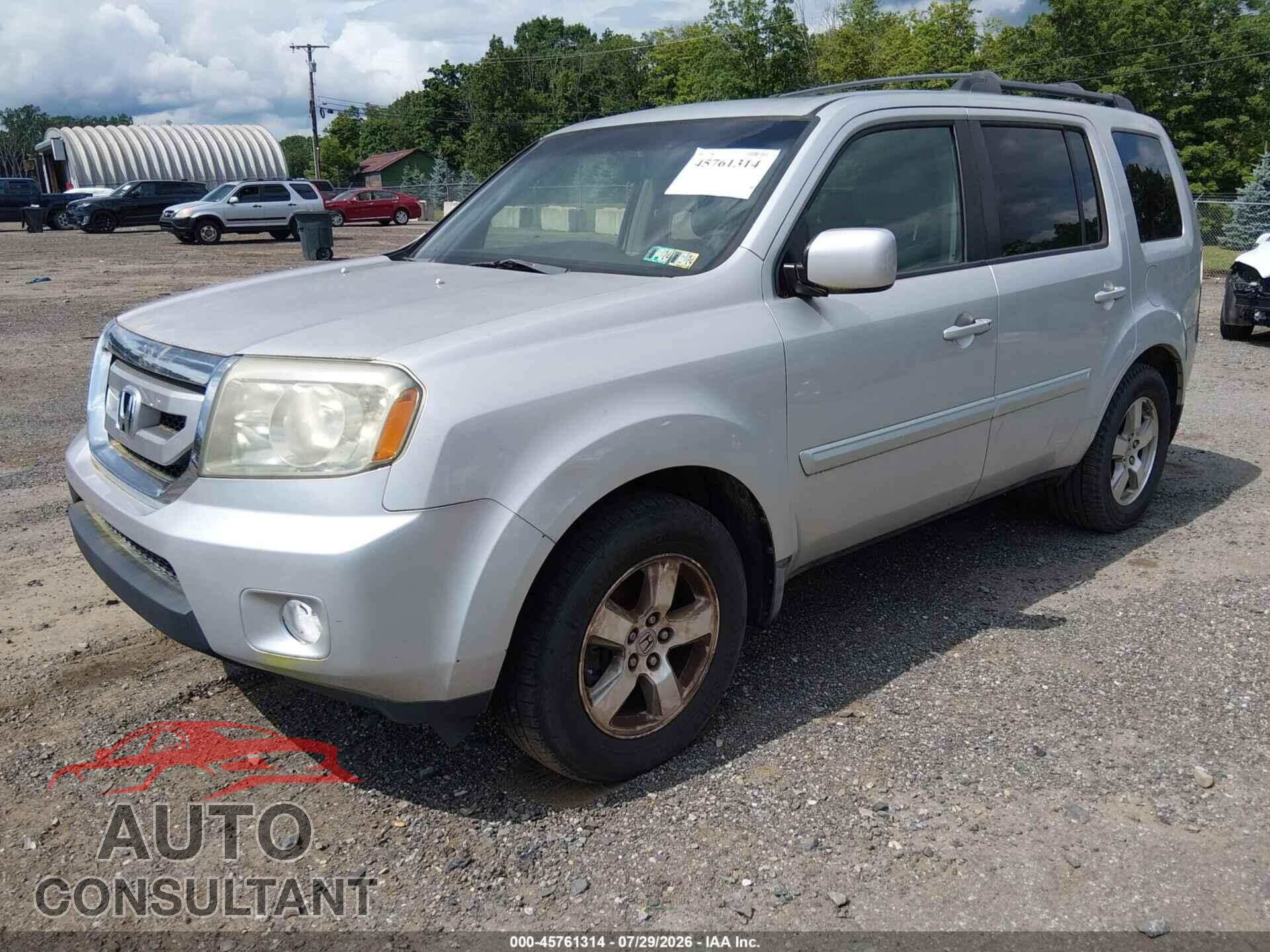 HONDA PILOT 2009 - 5FNYF48699B013975