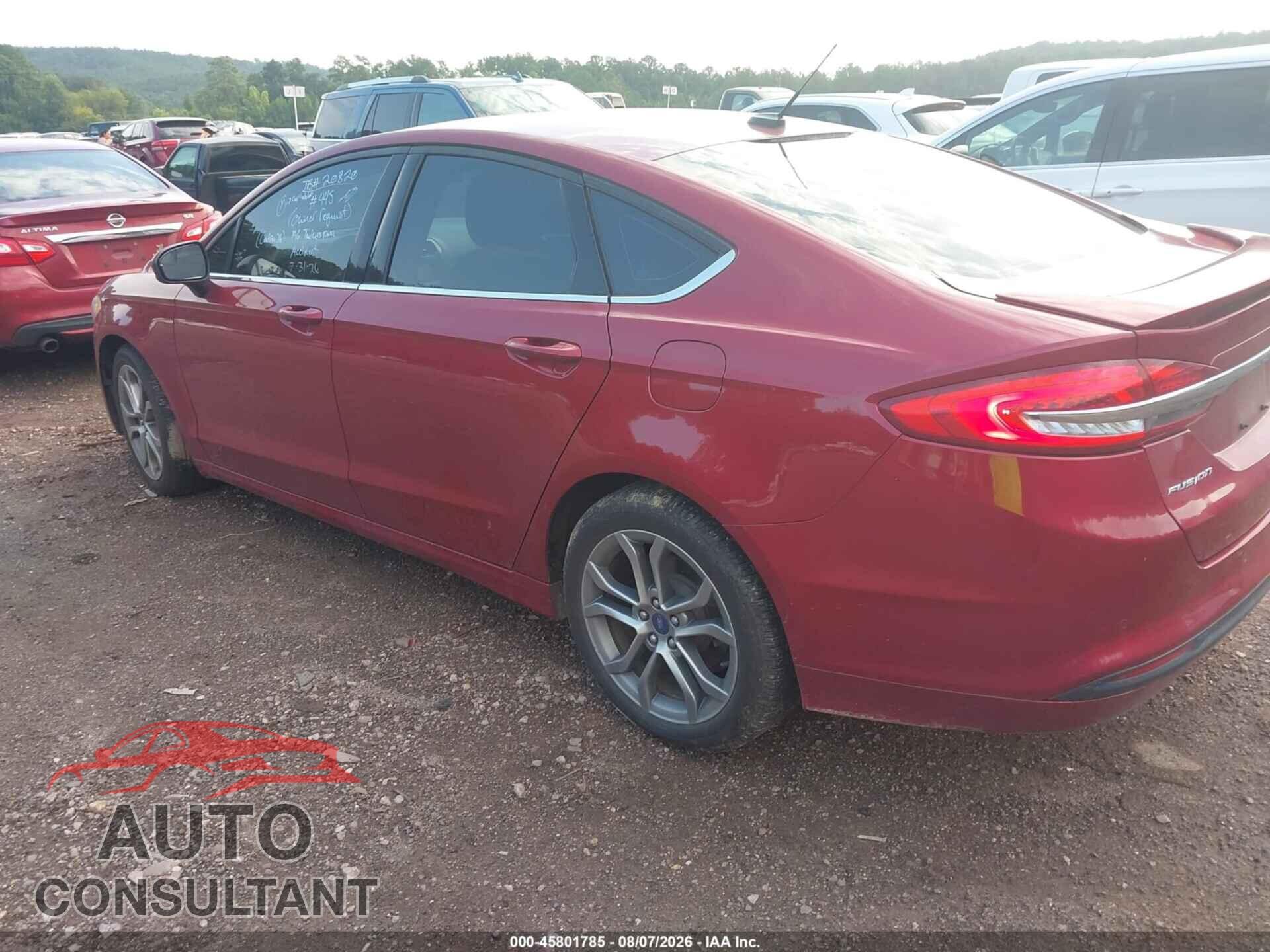 FORD FUSION 2017 - 3fa6p0hd6hr313357