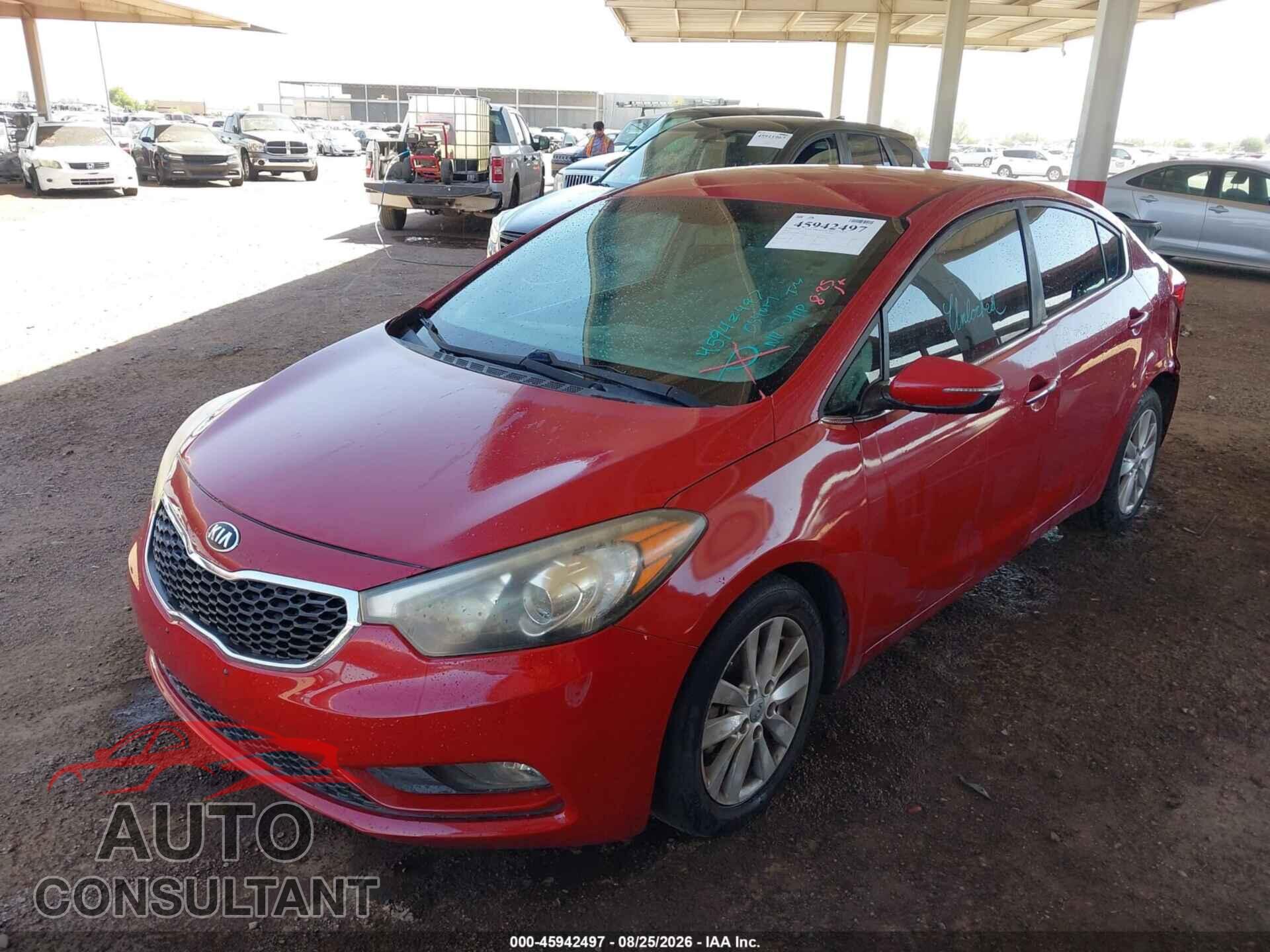 KIA FORTE 2014 - KNAFX4A89E5054017