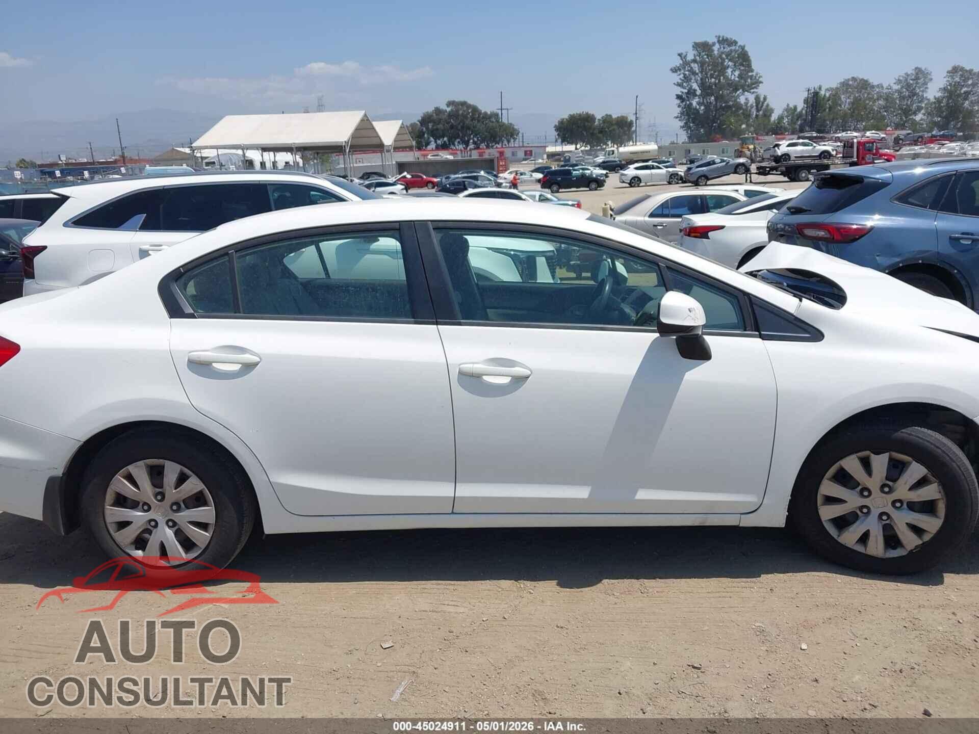 HONDA CIVIC 2012 - 19XFB2F53CE353024