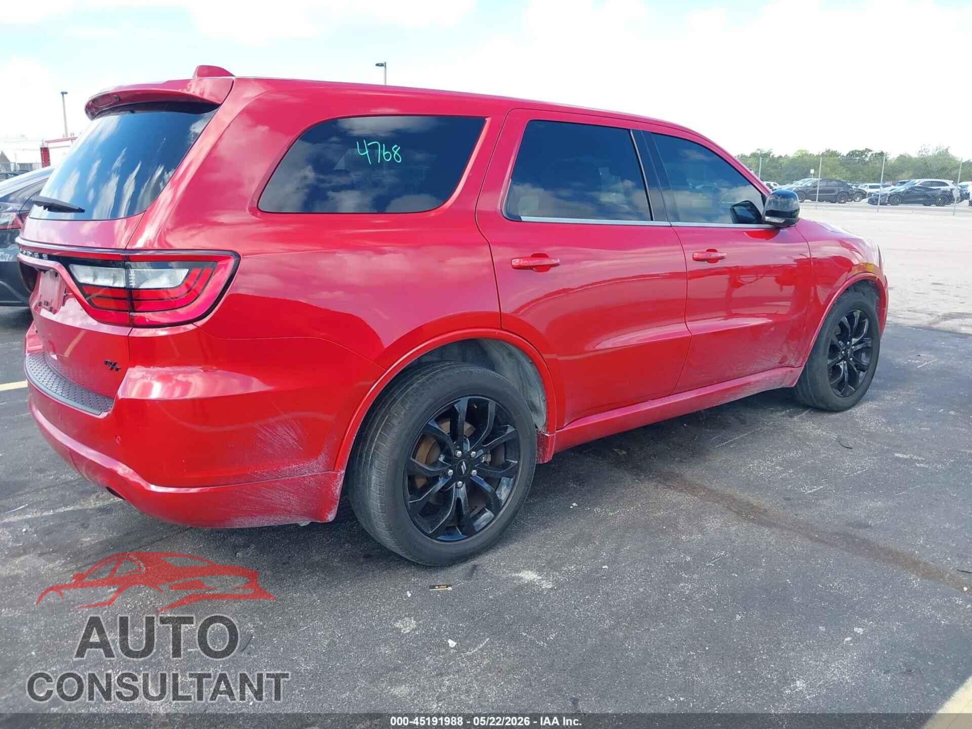 DODGE DURANGO 2019 - 1C4SDHCT8KC820510