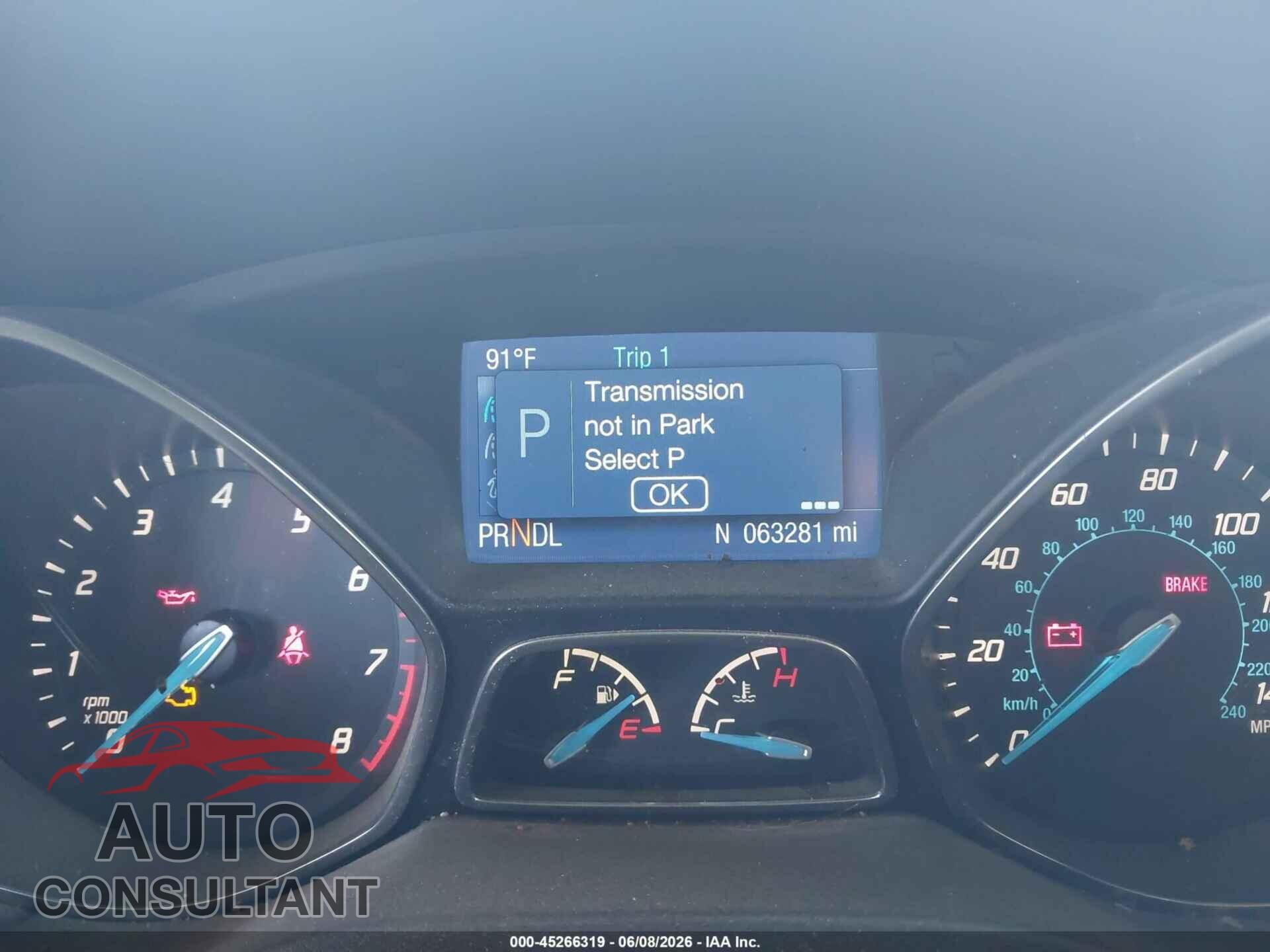 FORD FOCUS 2014 - 1FADP3E29EL407738