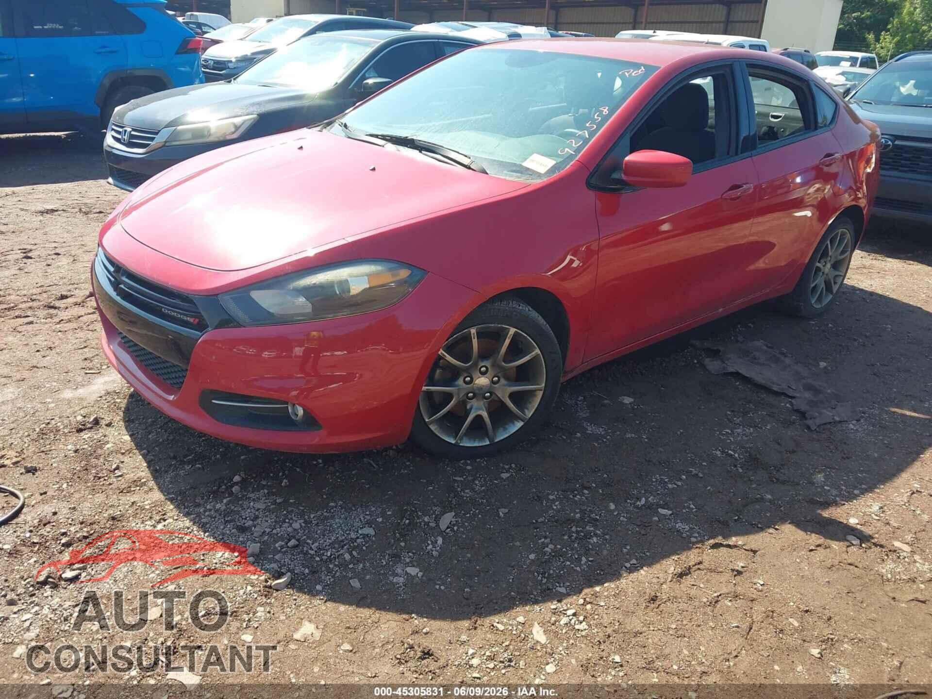 DODGE DART 2014 - 1C3CDFBB6ED927558