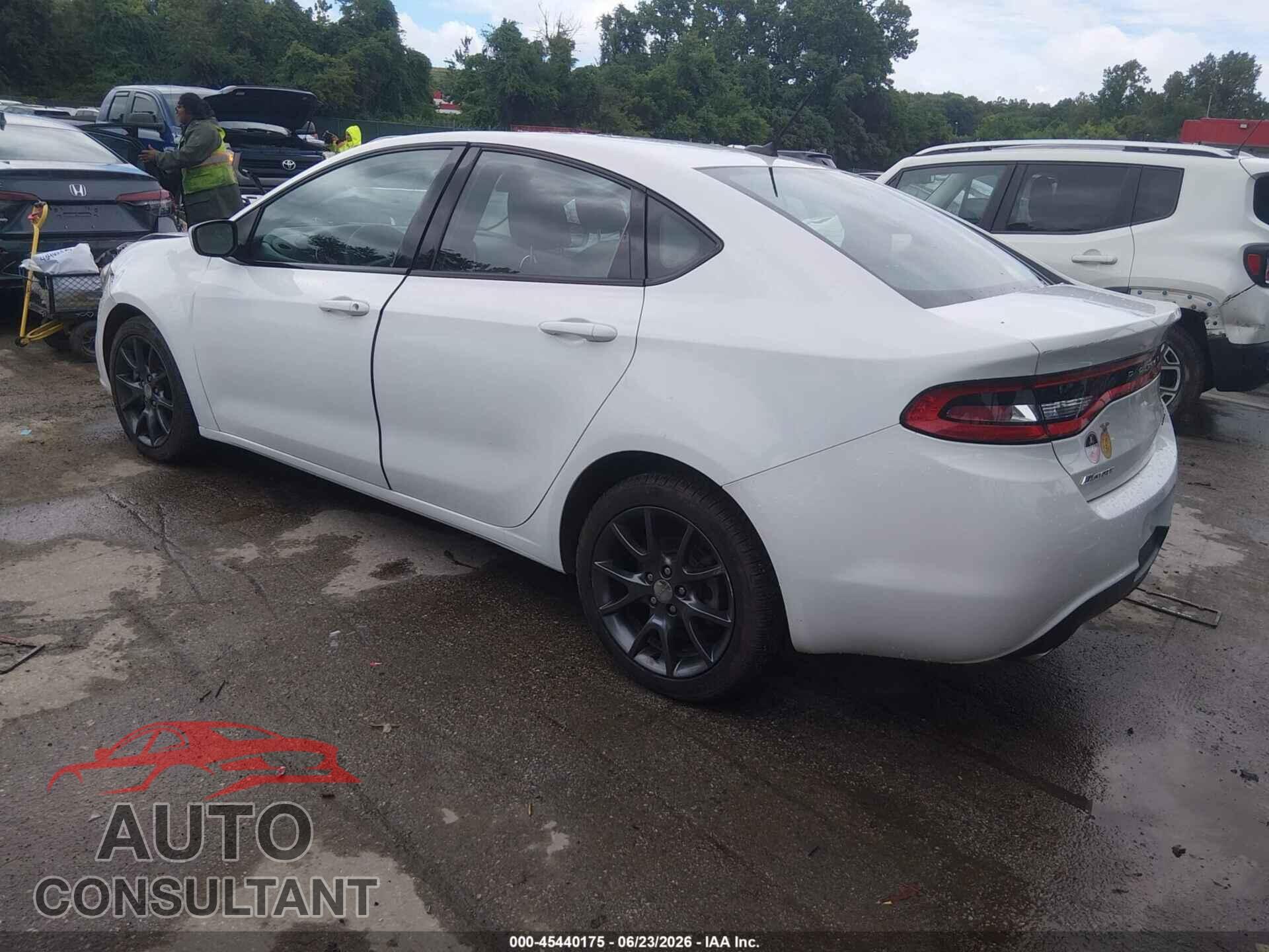 DODGE DART 2016 - 1C3CDFAA8GD652996