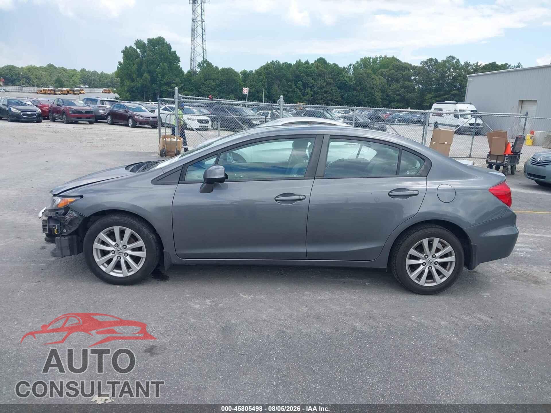 HONDA CIVIC 2012 - 19XFB2F87CE005396