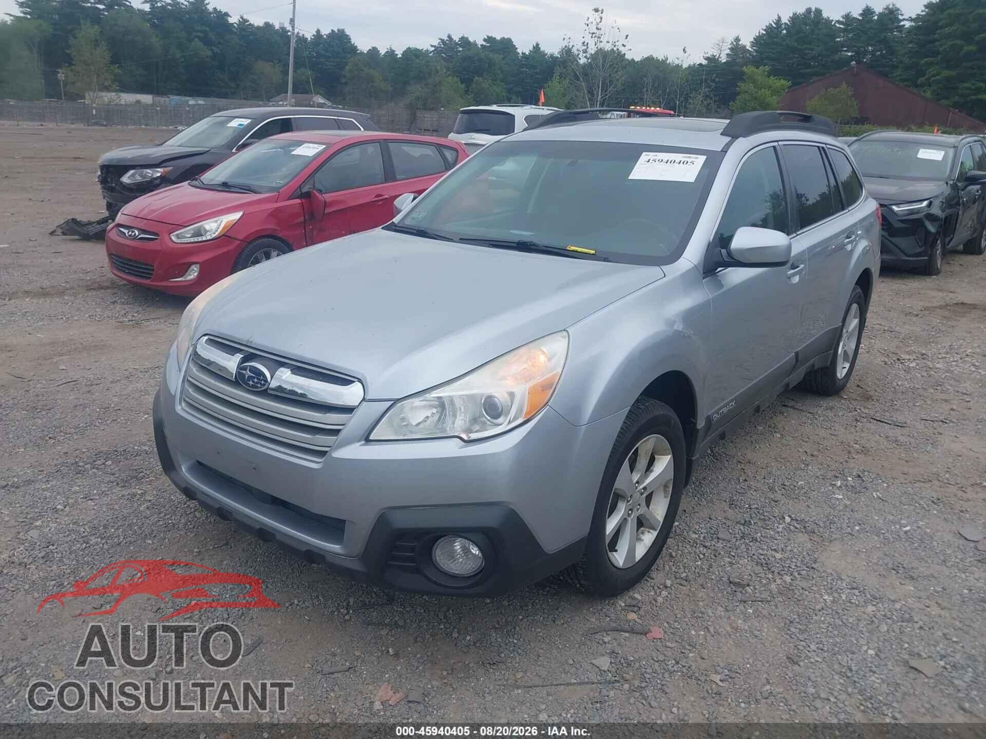 SUBARU OUTBACK 2013 - 4S4BRBGC0D3201360