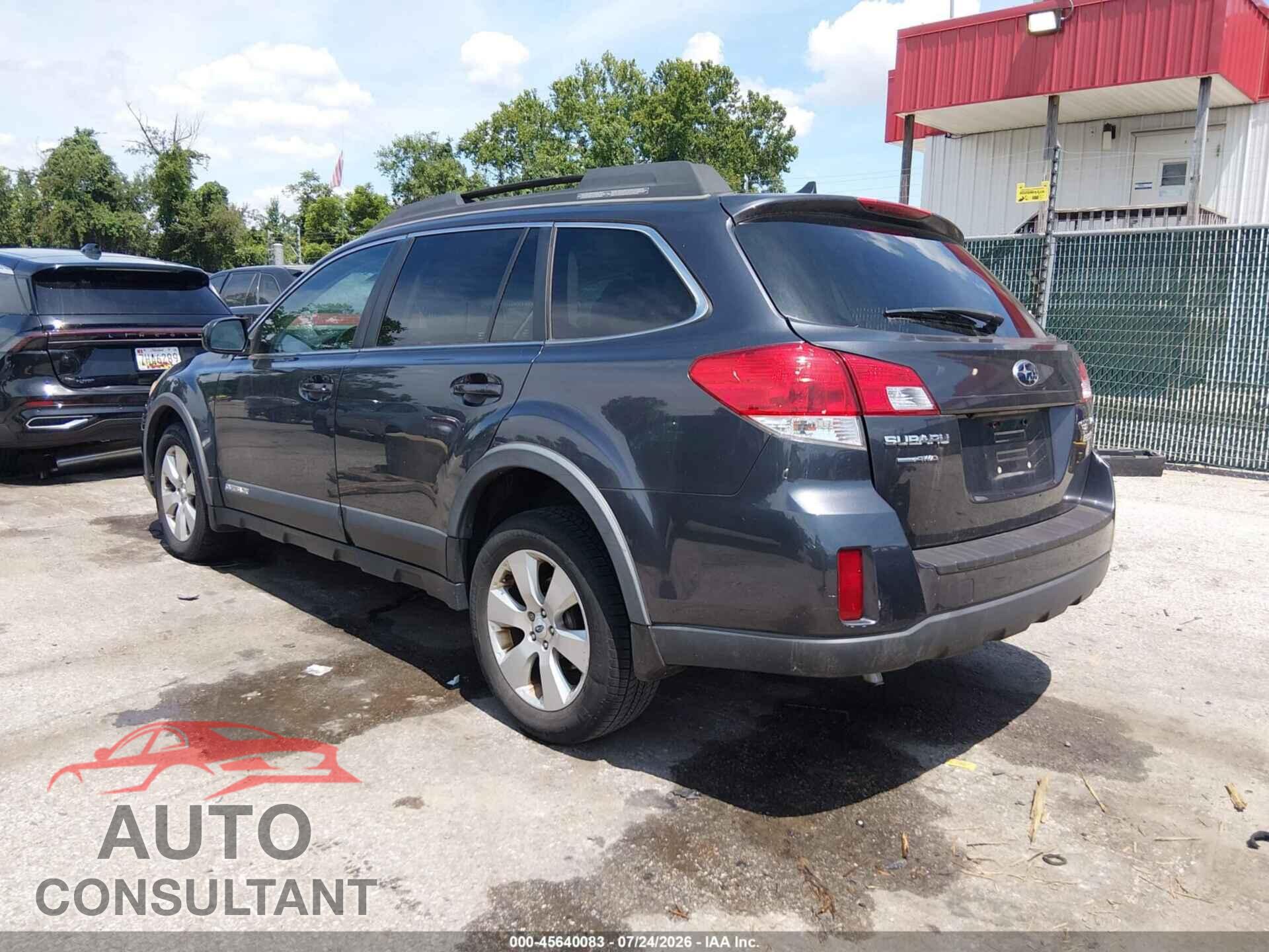 SUBARU OUTBACK 2012 - 4S4BRBLC4C3282173