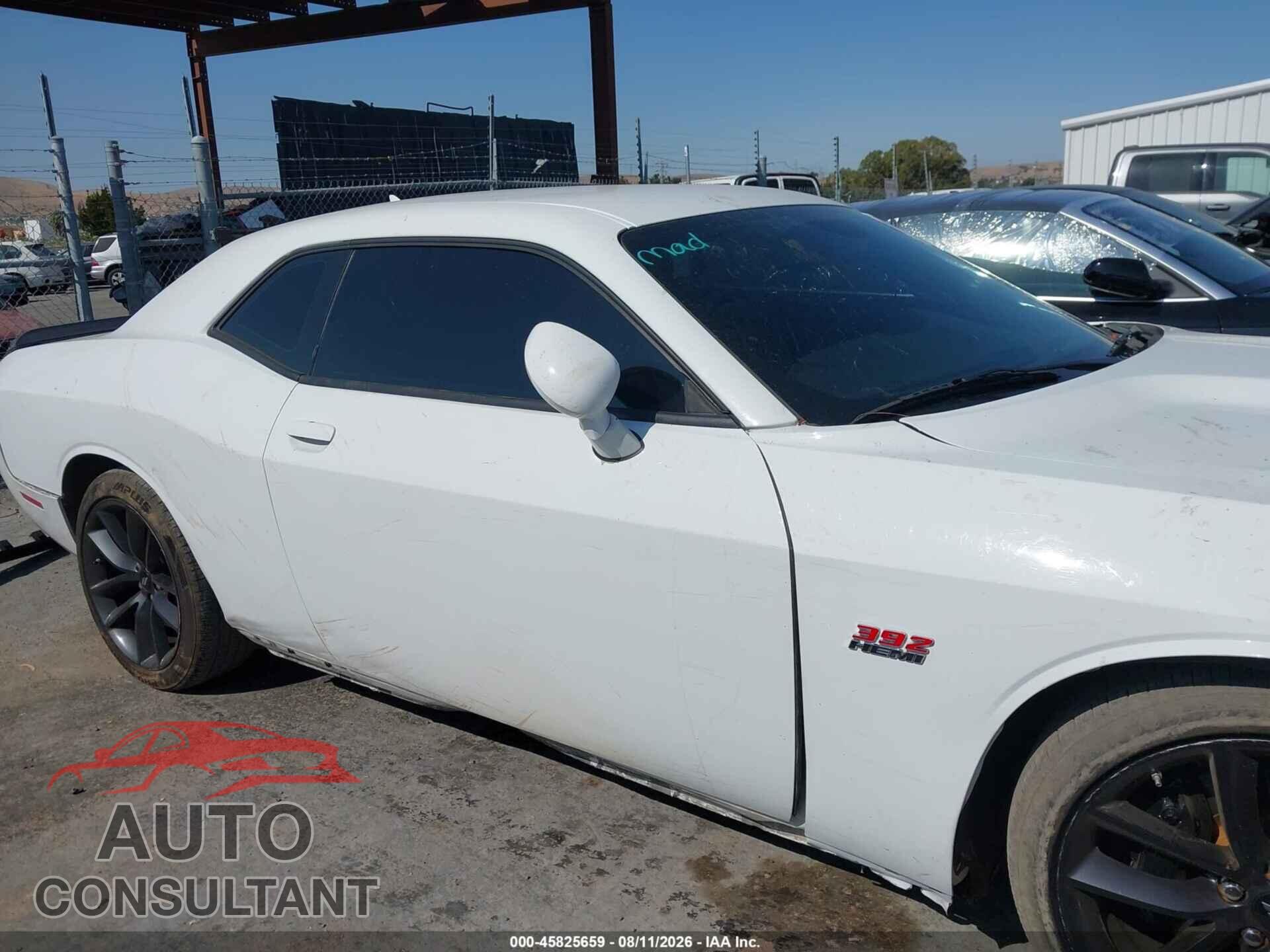 DODGE CHALLENGER 2019 - 2C3CDZFJ4KH591233