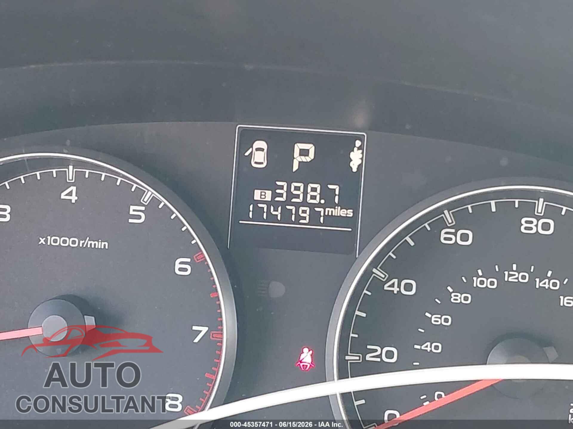SUBARU OUTBACK 2014 - 4S4BRBDC4E3206714