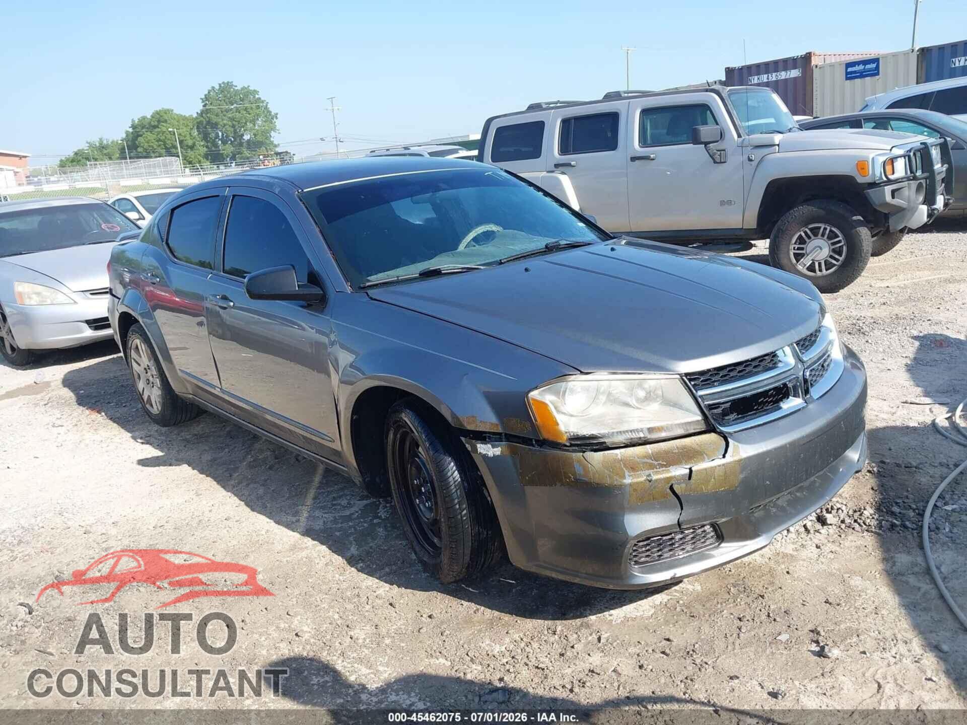DODGE AVENGER 2011 - 1B3BD4FB5BN572637