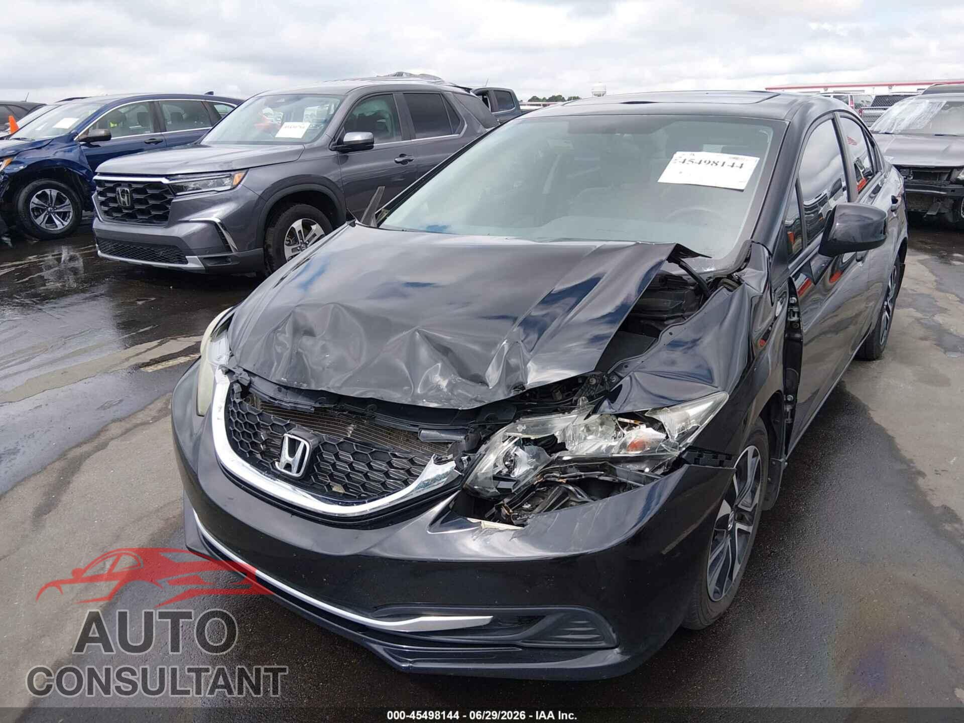 HONDA CIVIC 2013 - 19XFB2F84DE236533