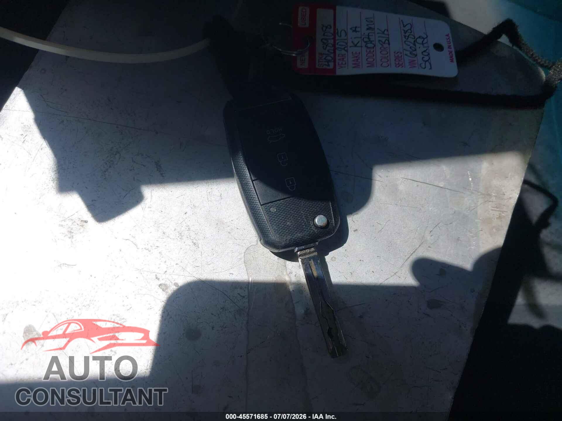 KIA OPTIMA 2015 - KNAGM4A70F5662885