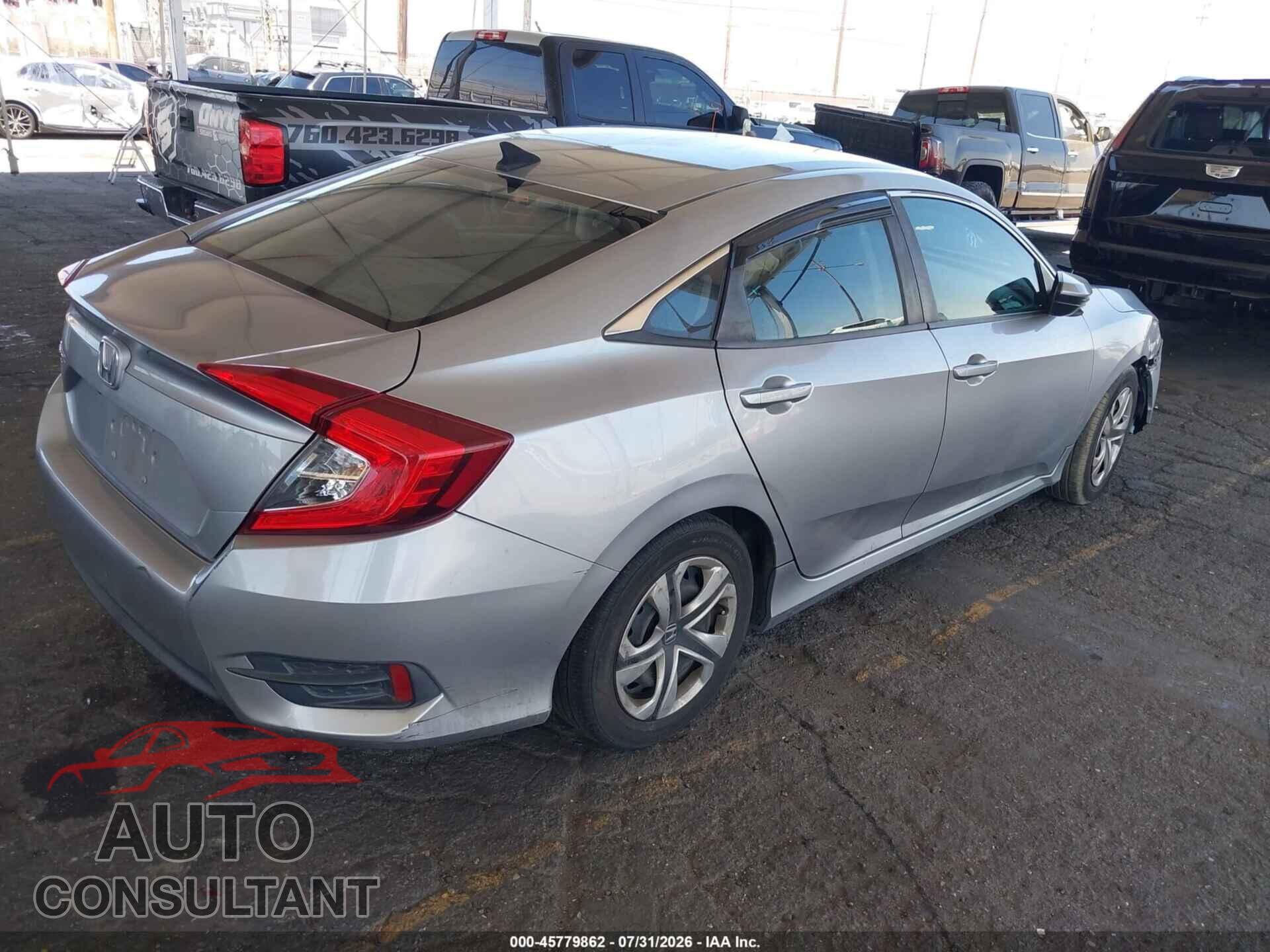 HONDA CIVIC 2017 - 19XFC2F54HE223841