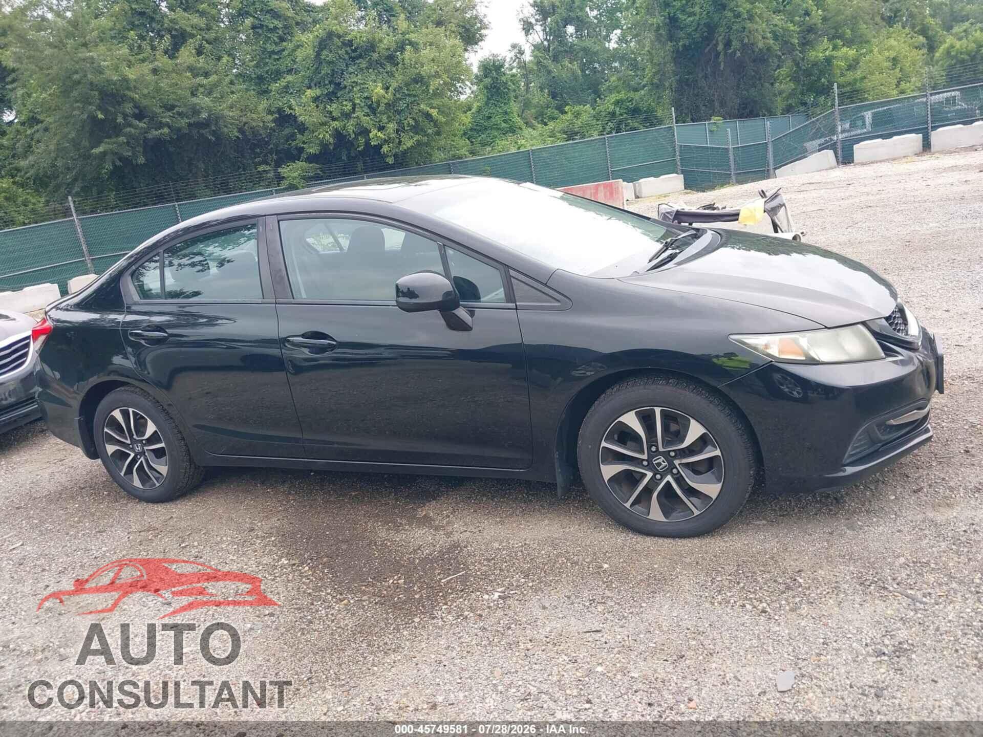 HONDA CIVIC 2013 - 19XFB2F82DE232674