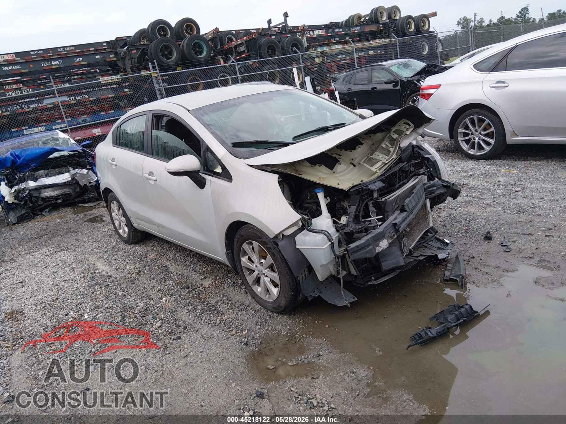 KIA RIO 2013 - KNADN4A38D6283217
