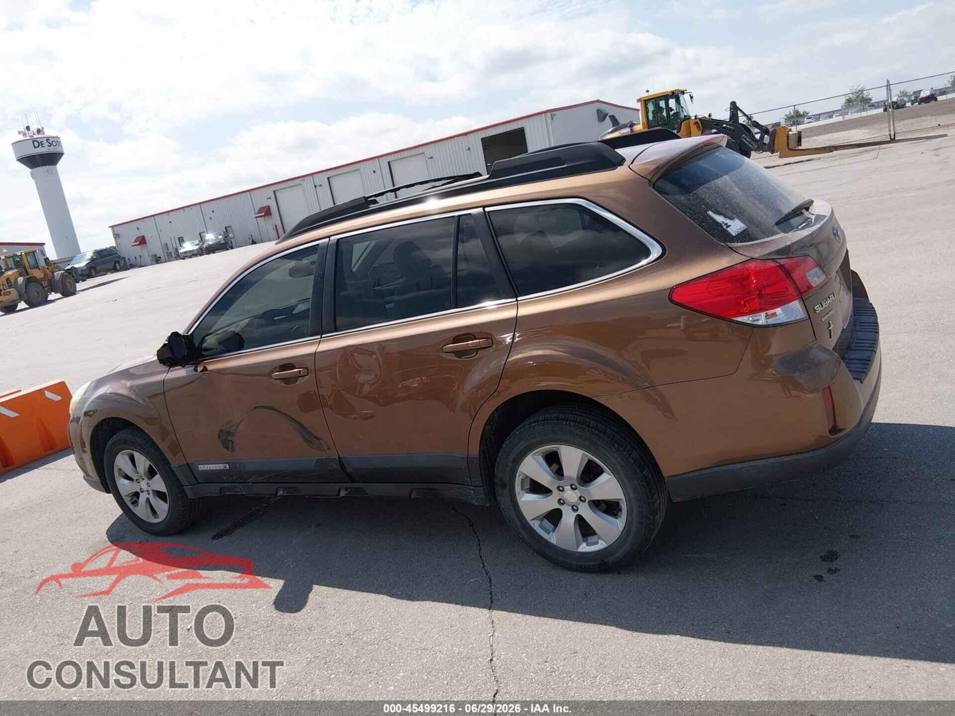 SUBARU OUTBACK 2011 - 4S4BRCCC8B3351323