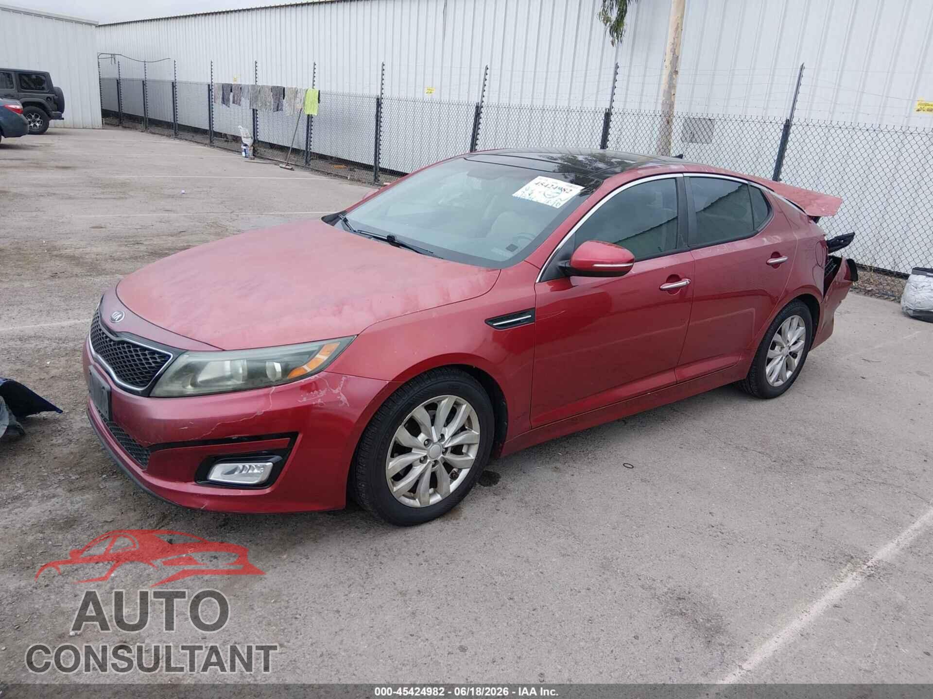 KIA OPTIMA 2014 - 5XXGN4A75EG307396