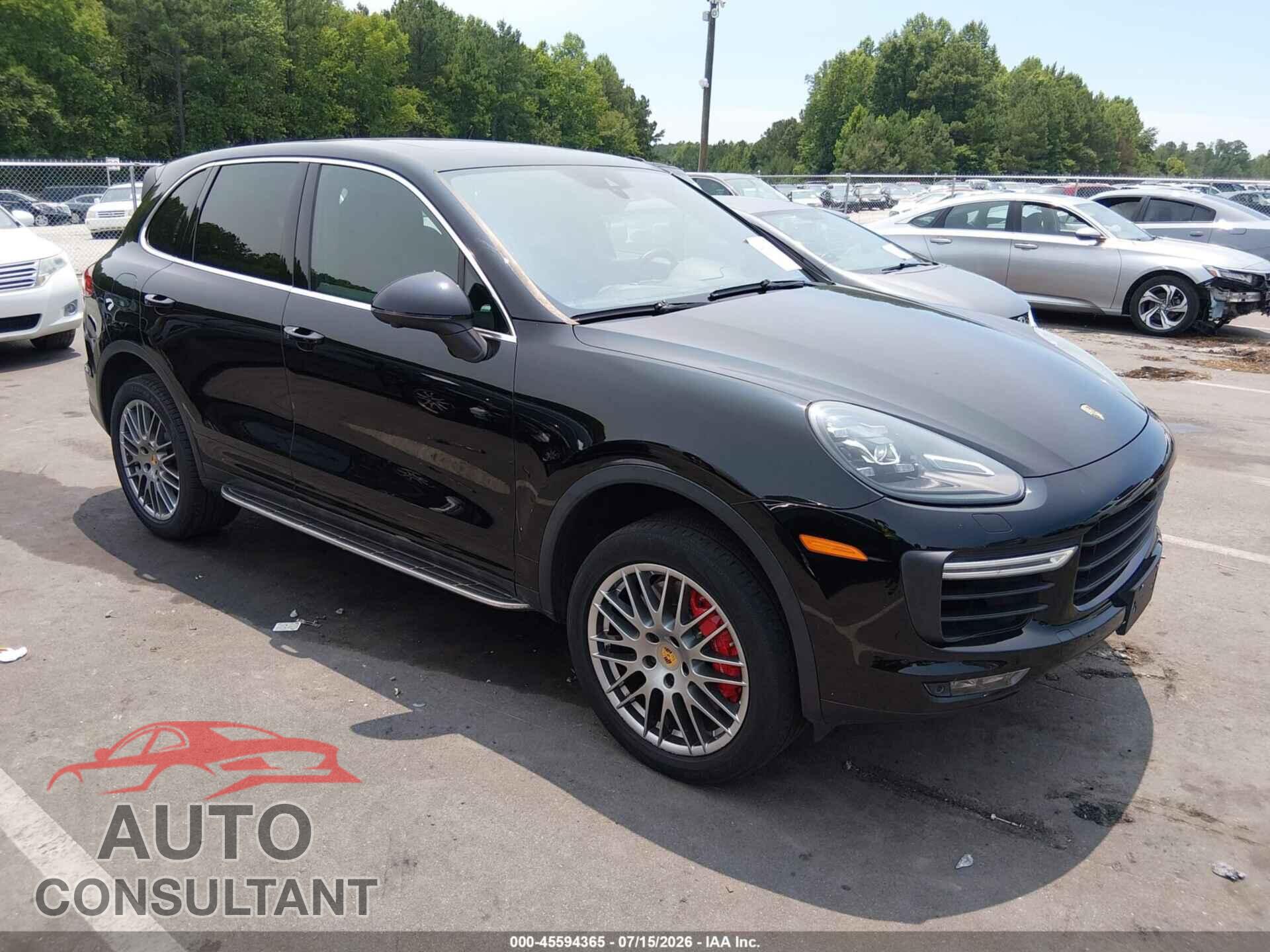 PORSCHE CAYENNE 2016 - WP1AC2A27GLA88012